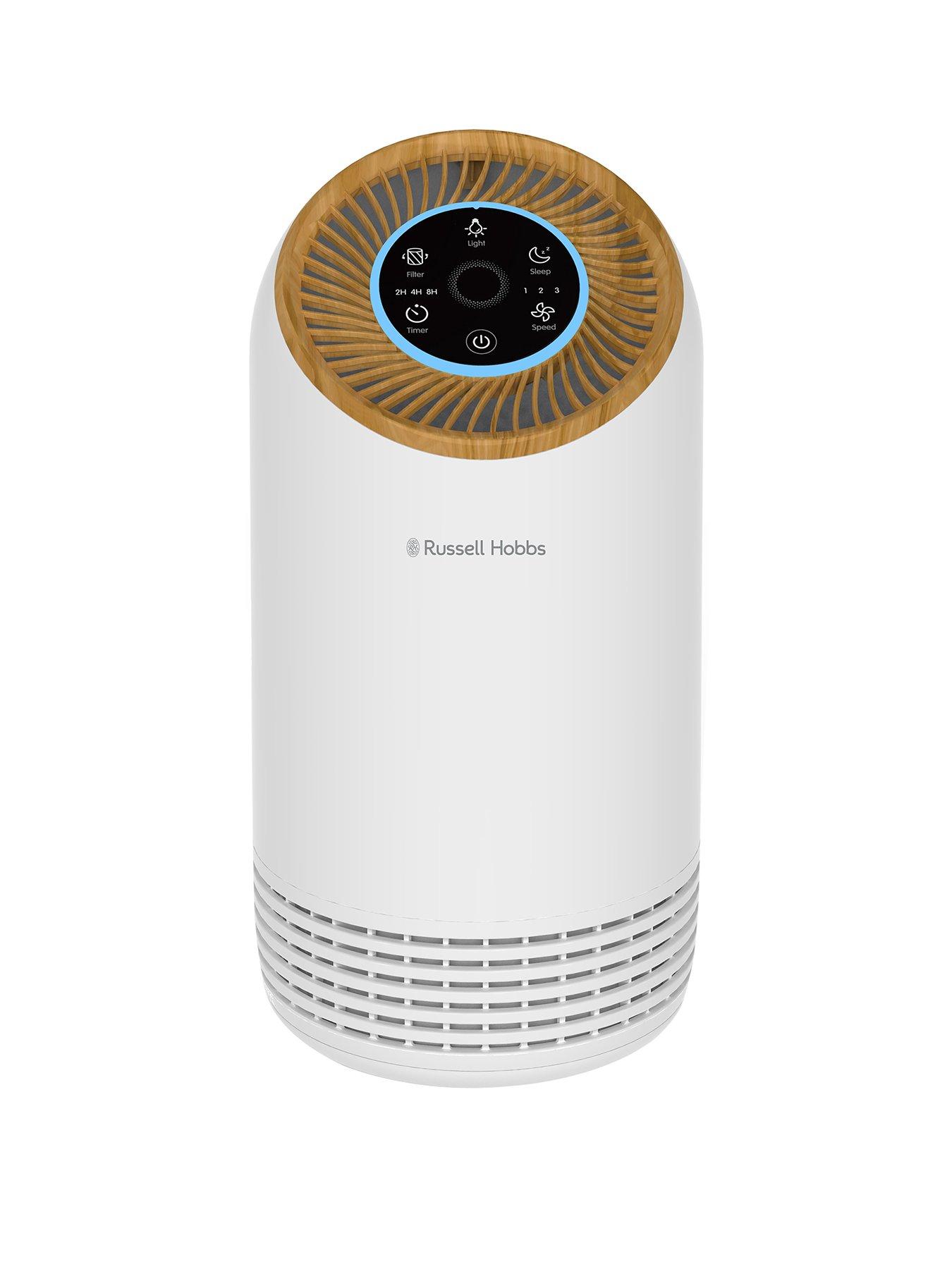 Product photograph of Russell Hobbs Rhap1031wdw Clean Air Compact 2 Air Purifier from very.co.uk
