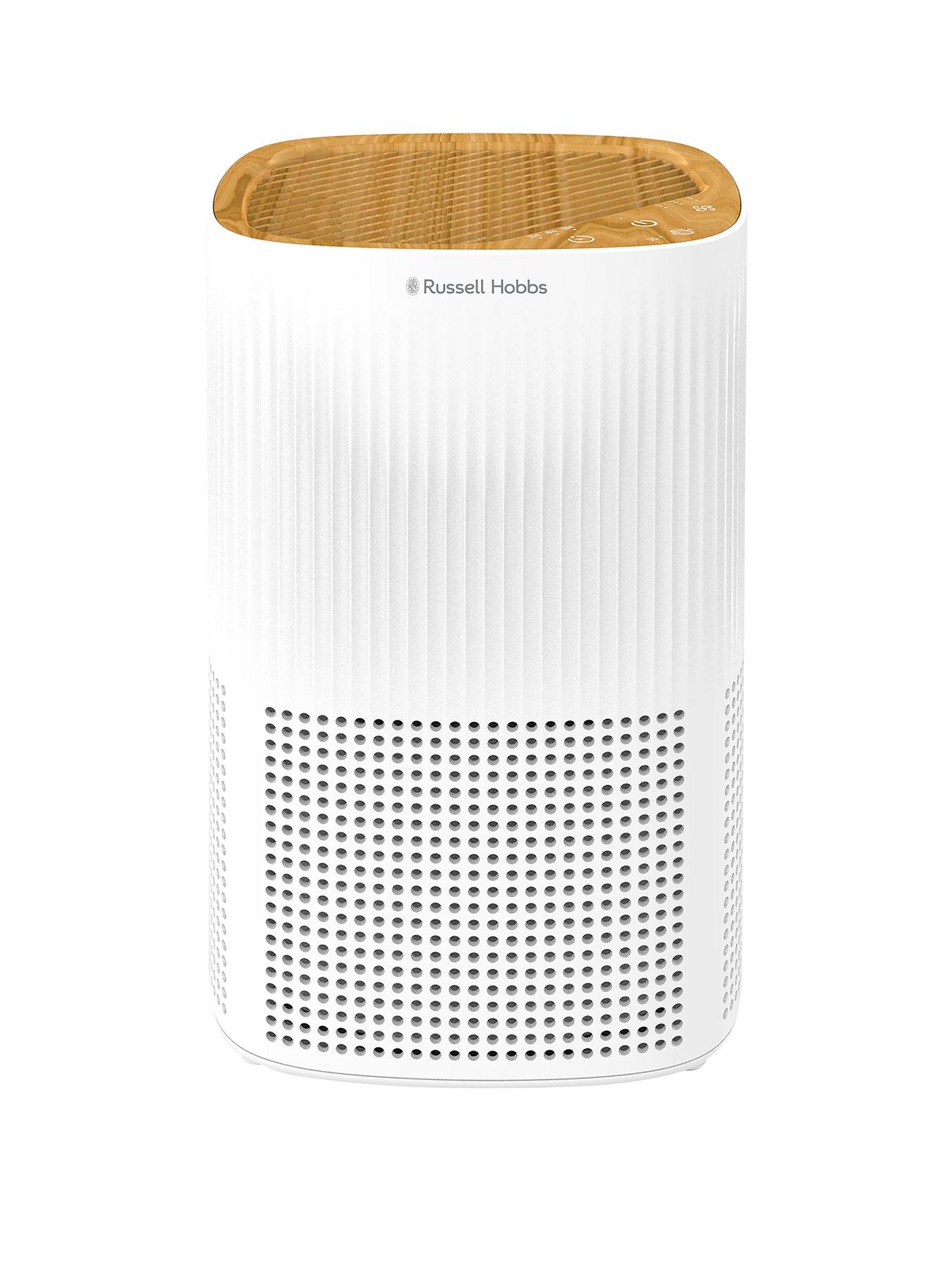 Product photograph of Russell Hobbs Rhap1032wdw Clean Air Mini Aroma Air Purifier from very.co.uk