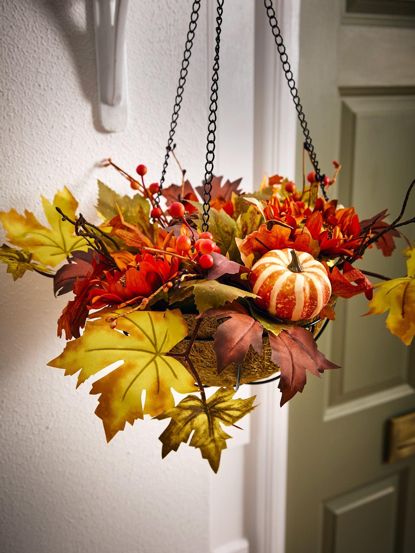 undefined Autumn Sunflower Hanging Basket