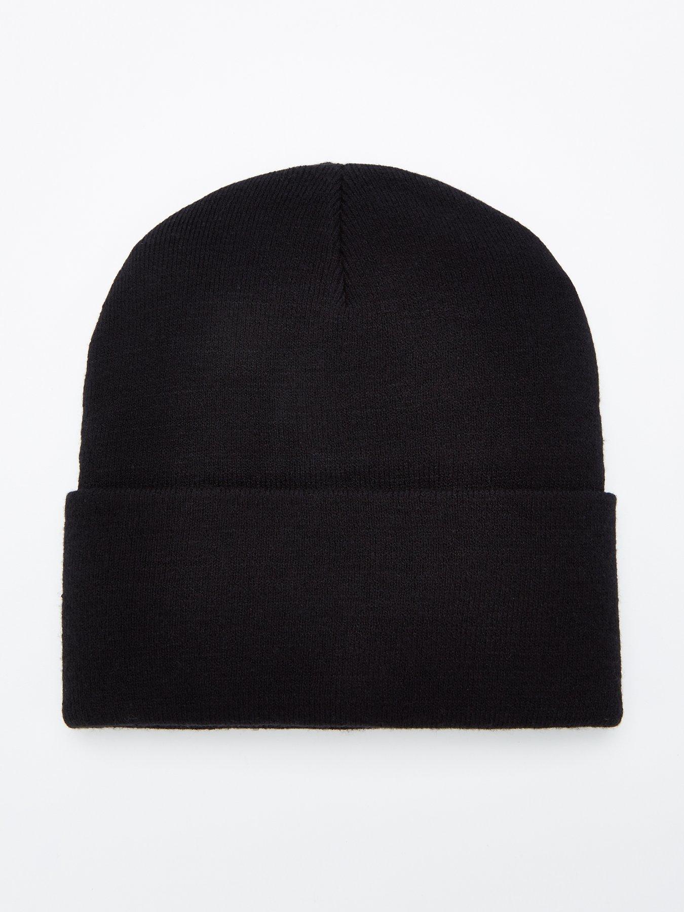 undefined Knitted Beanie - Black