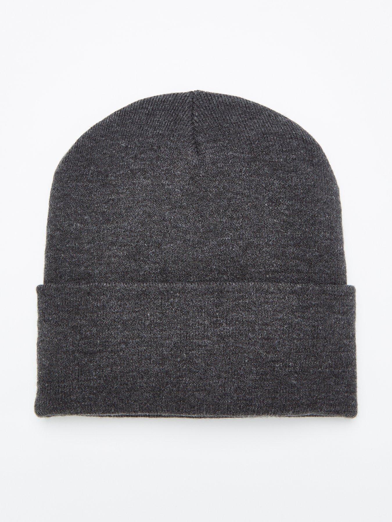 undefined Knitted Beanie - Charcoal