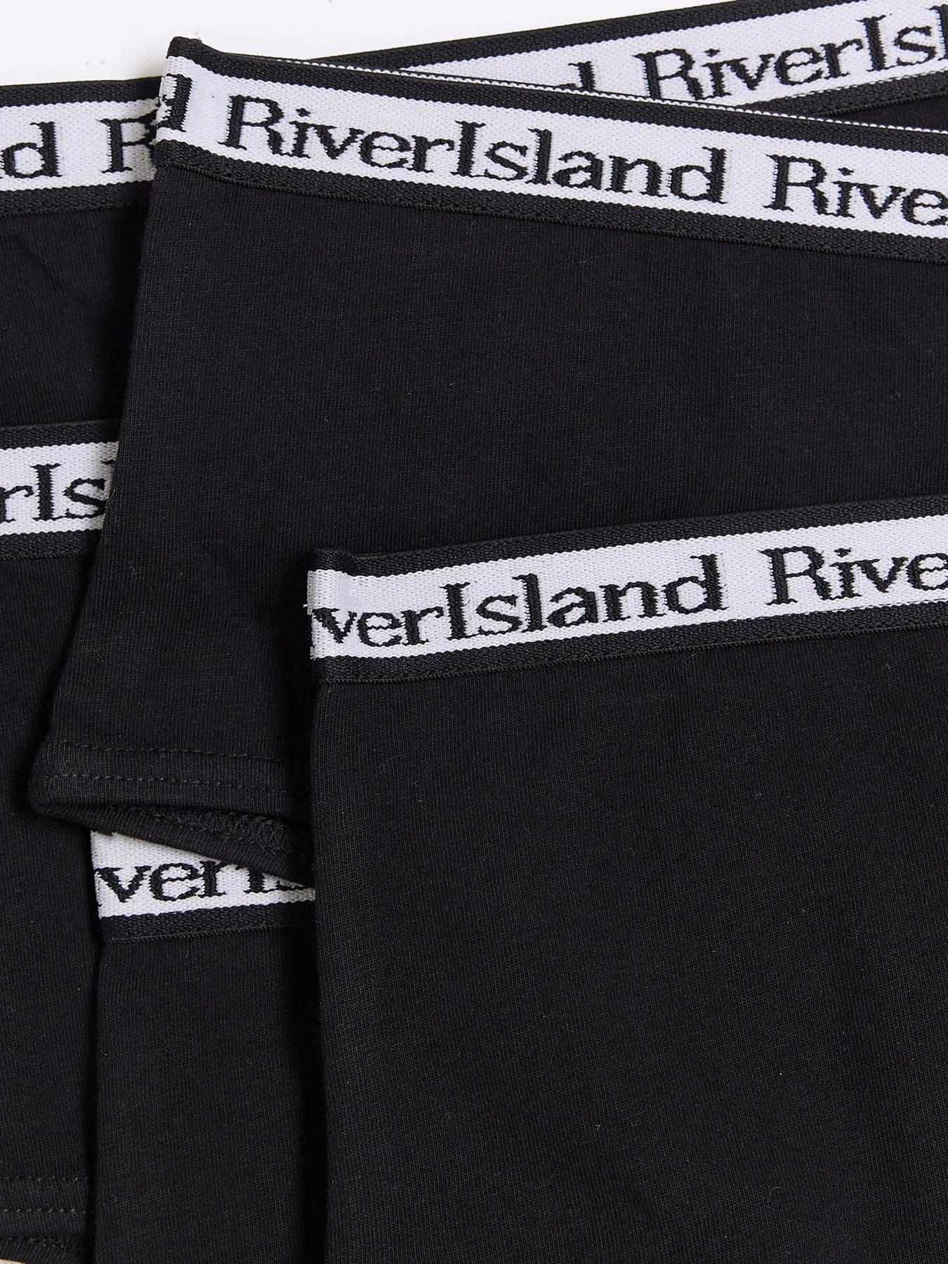 River Island Older Girl 5 Pack Hipster Briefs - Black | Very