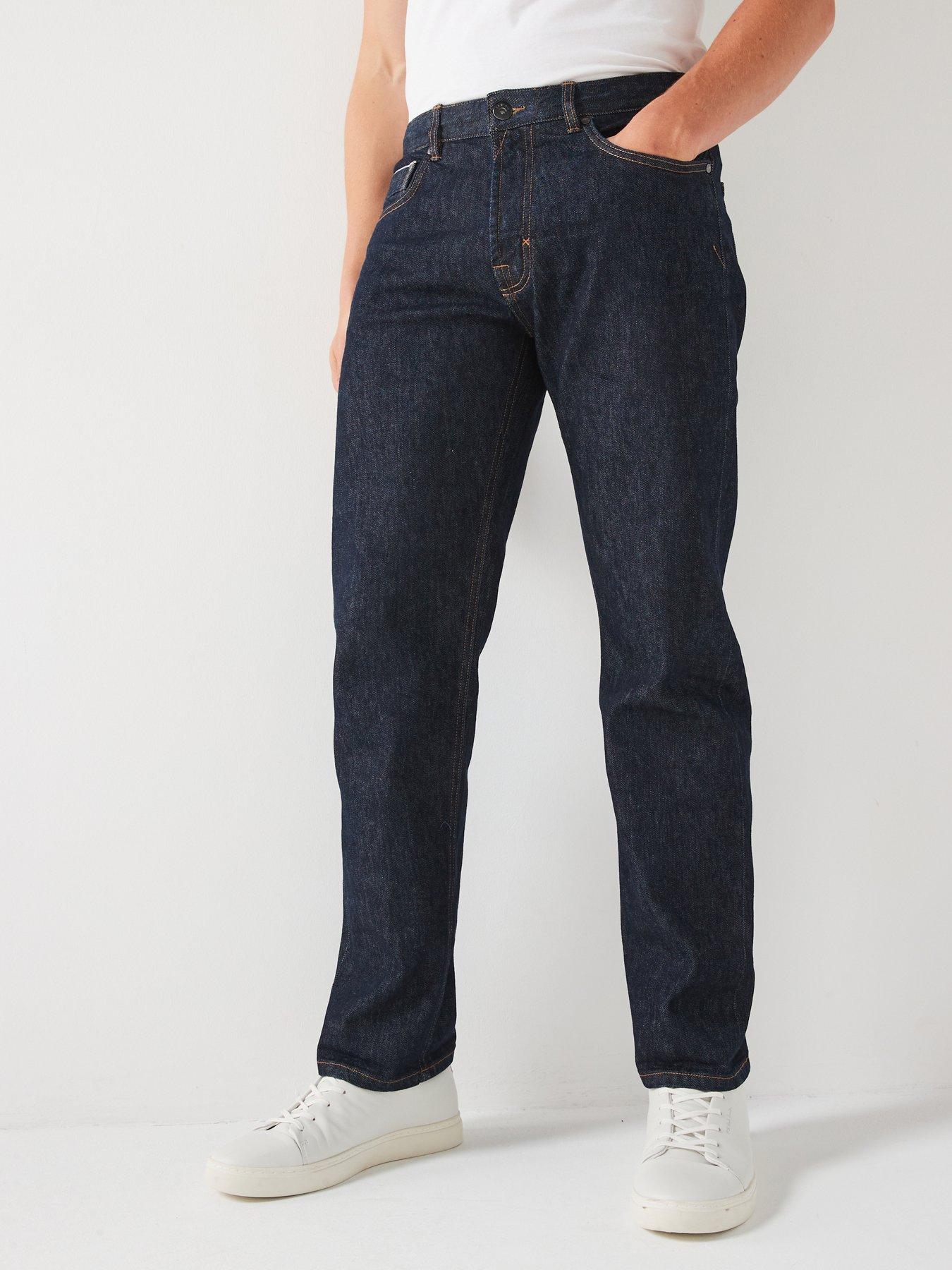 undefined Straight Selvedge Jeans - Dark Wash