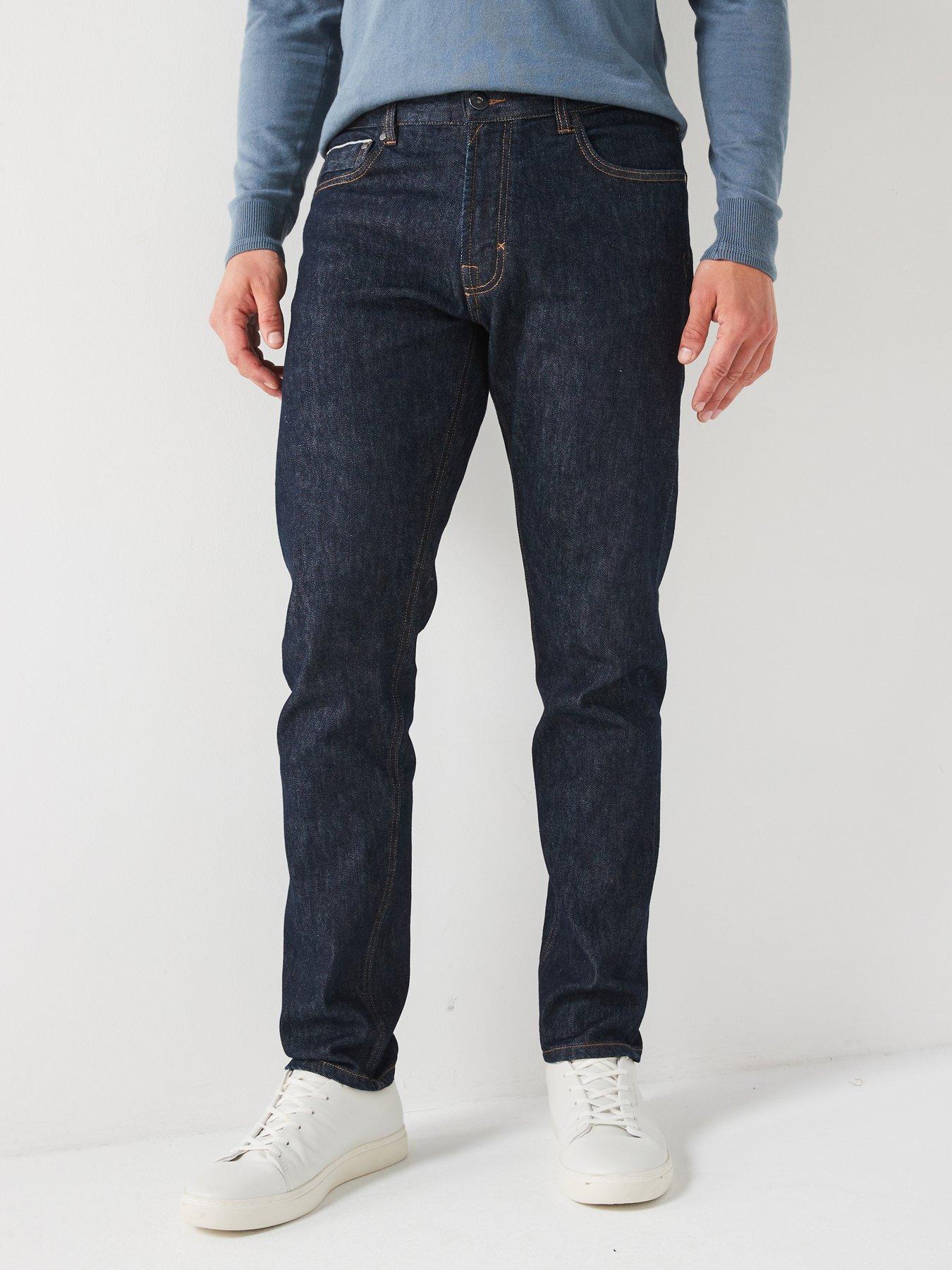 Very Man Slim Selvedge Jeans Dark Wash Very