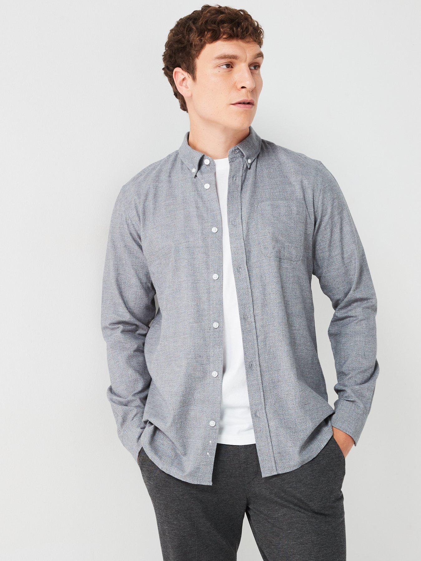 Very Man Long Sleeve Grindle Shirt - Grey