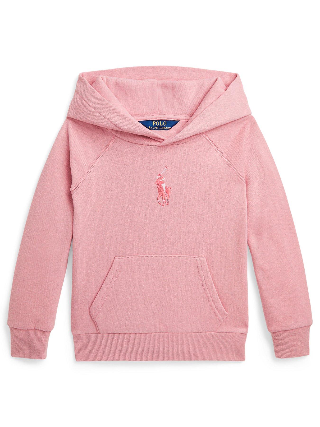 Polo pink hoodie online