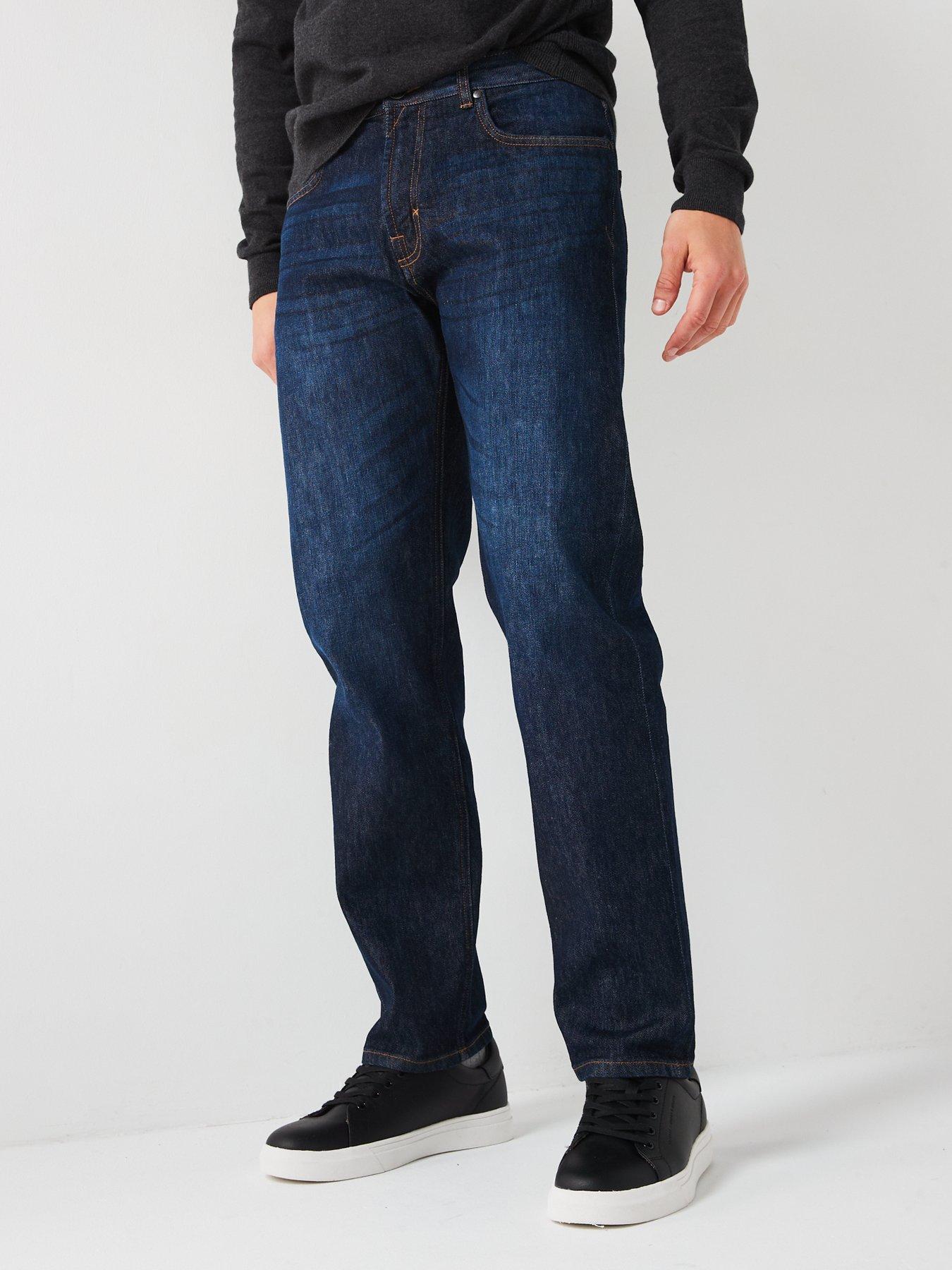 undefined Straight Selvedge Jeans - Dark Wash