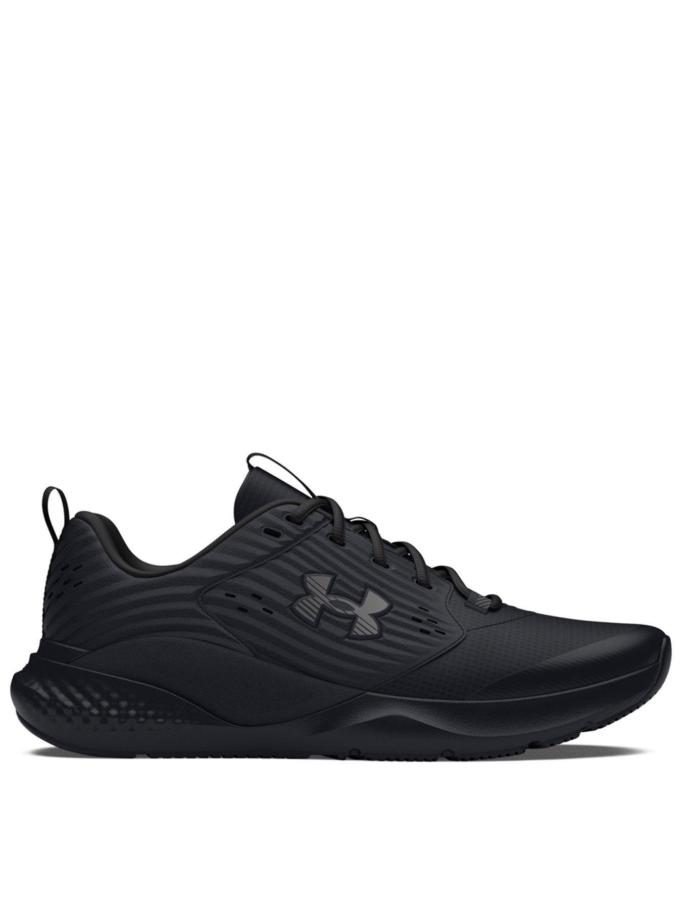 UNDER ARMOUR Mens Training Charged Commit Trainers - Black