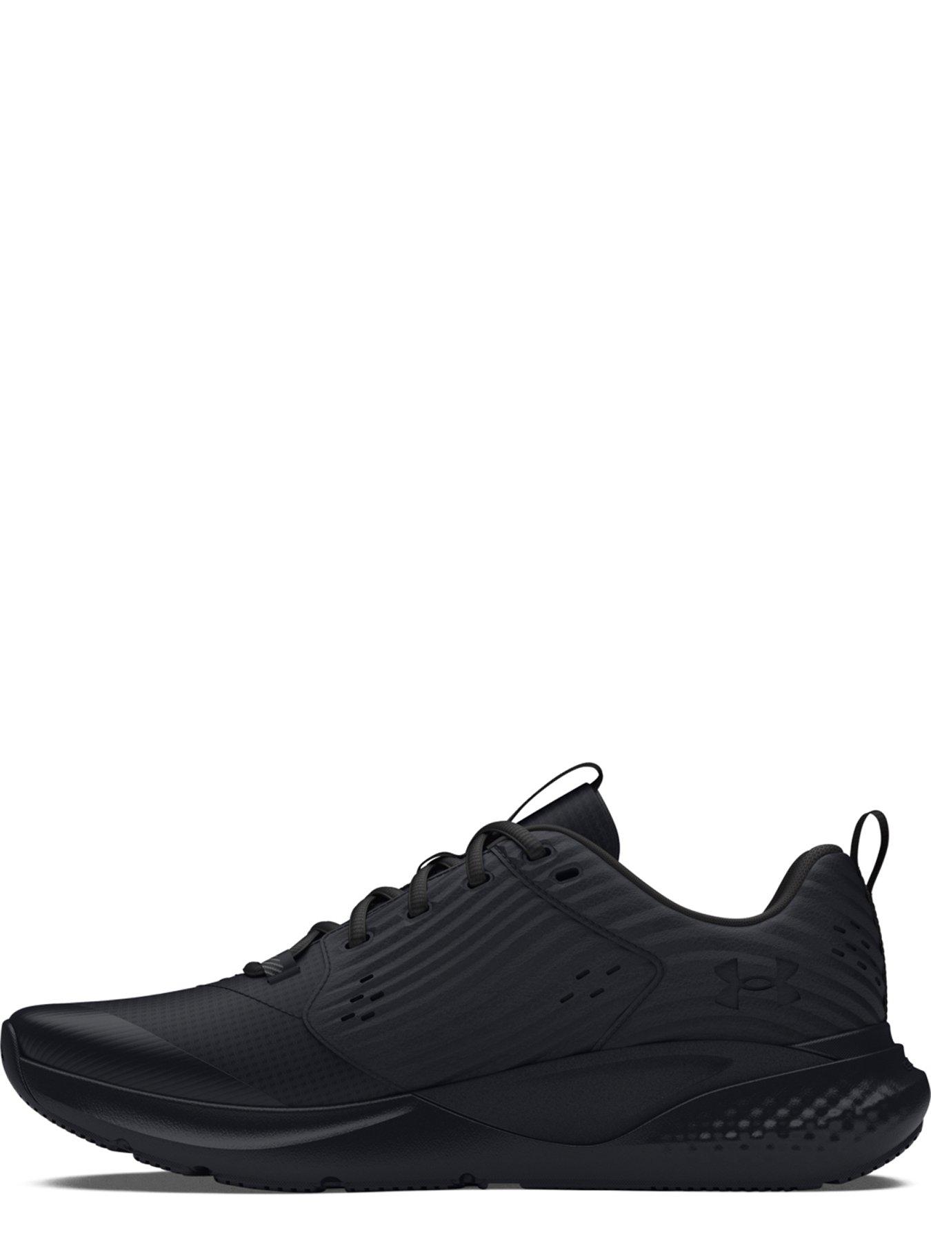 UNDER ARMOUR Mens Training Charged Commit Trainers Black Very