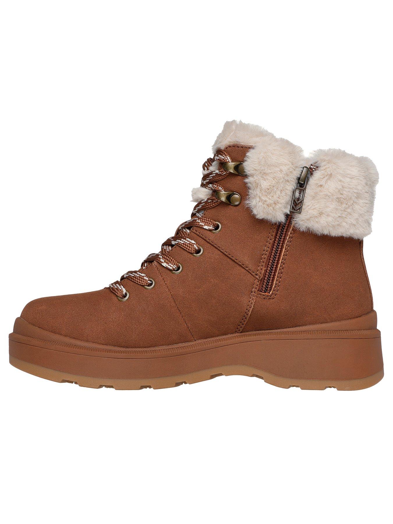Skechers ladies brown boots clearance