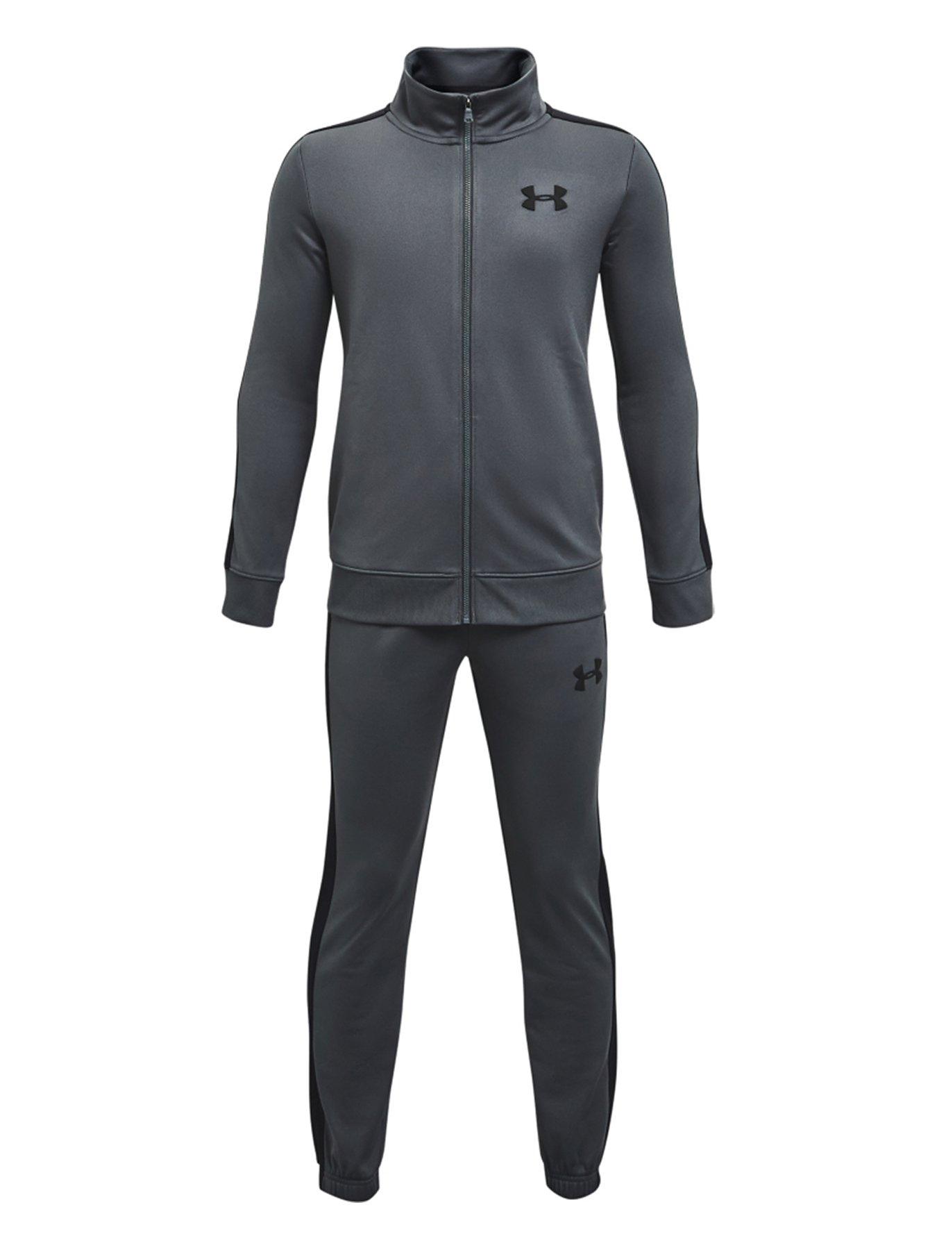 undefined Boys Training Knit Track Suit- Grey