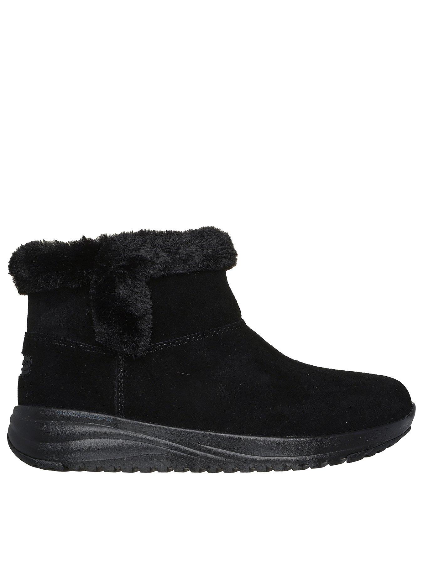 Skechers On-The-Go Waterproof Suede Chugga Boot - Black