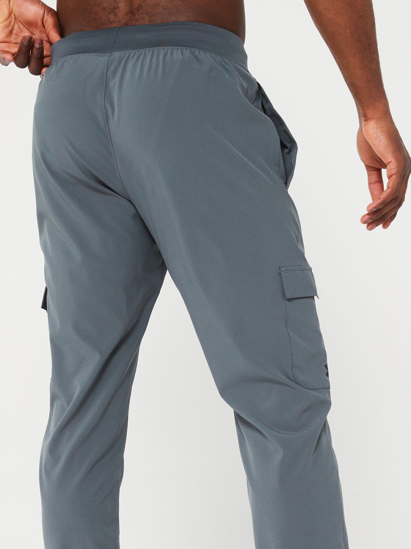 Under Armour Mens Training Stretch Woven Cargo Pants Grey Uk 7275