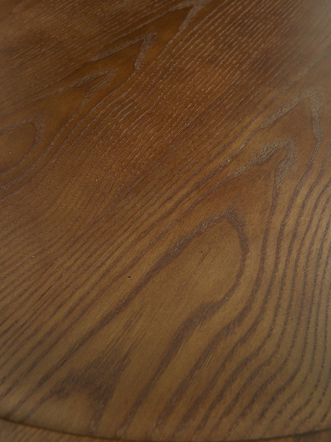 Image 6 of 7 of Very Home Odem Round Side Table - Black/Walnut