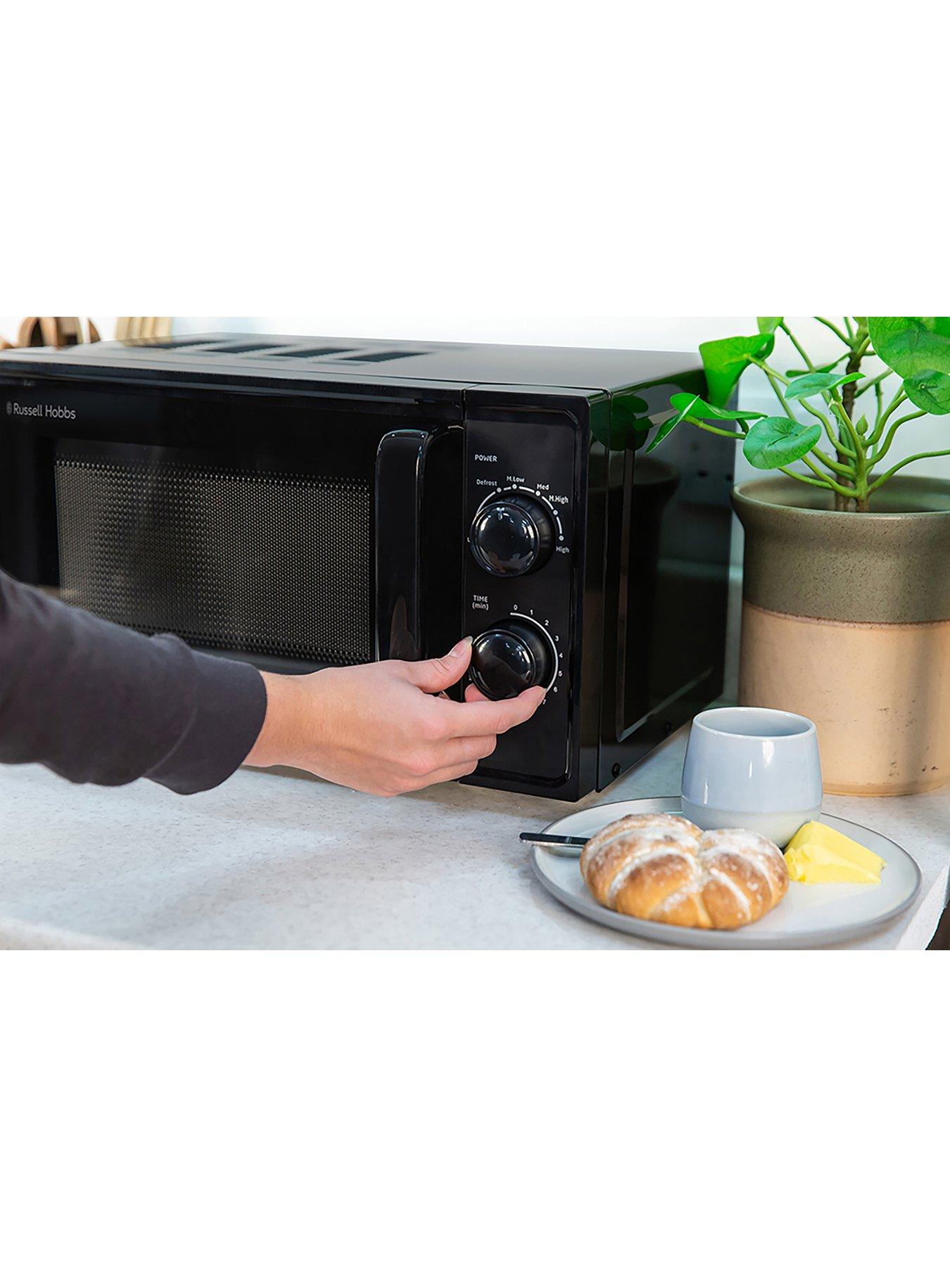 Image 4 of 7 of Russell Hobbs Textures 17L Black&nbsp;Microwave