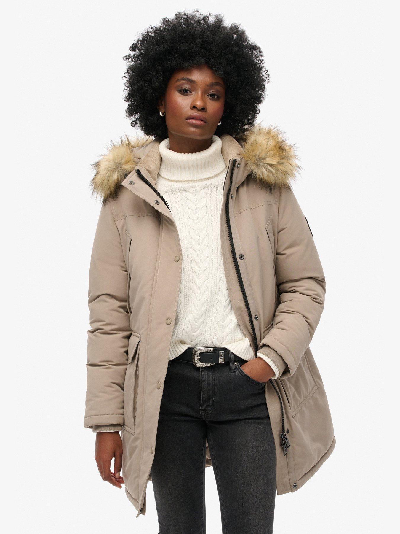 Everest Parka Jacket Superdry Women's Coats Size 16 Superdry