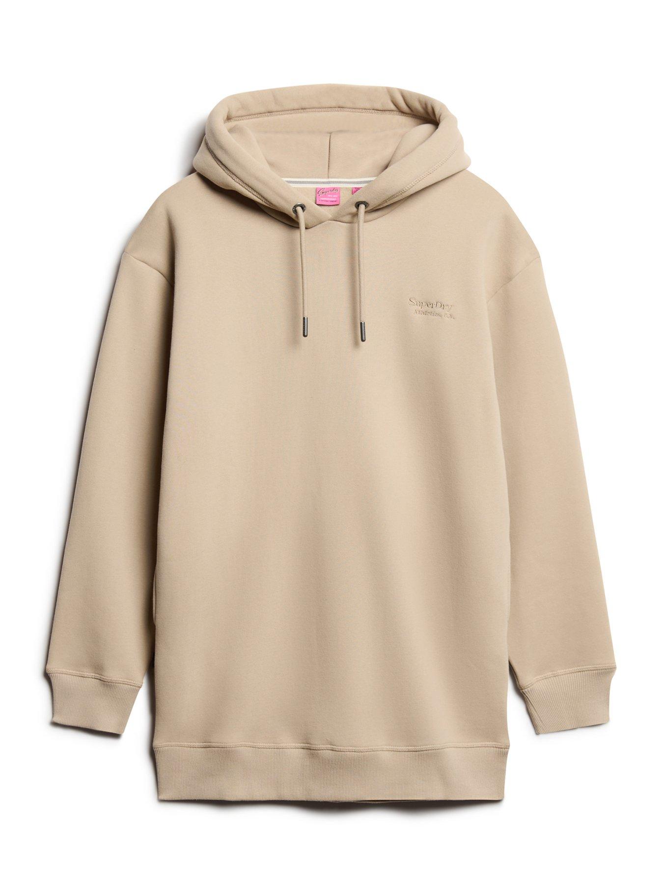 Superdry Essential Hoodie Dress Beige Very