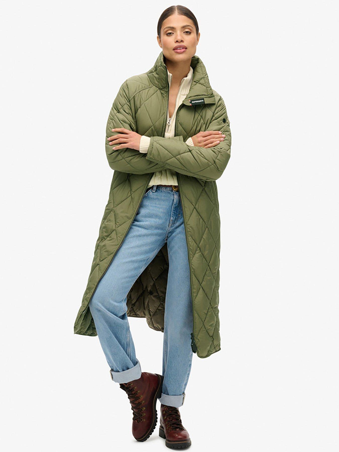 undefined Superlong Liner Jacket - Green