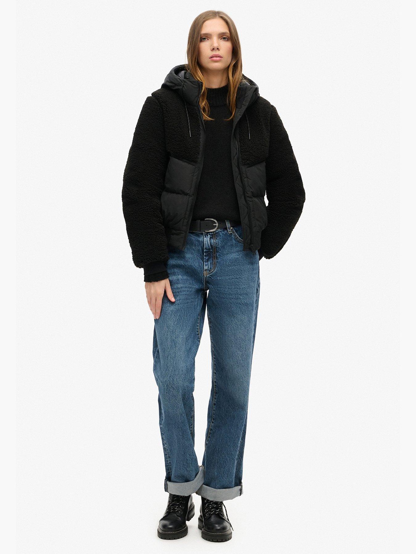 Image 2 of 5 of Superdry Everest Bomber Hybrid Jacket - Black