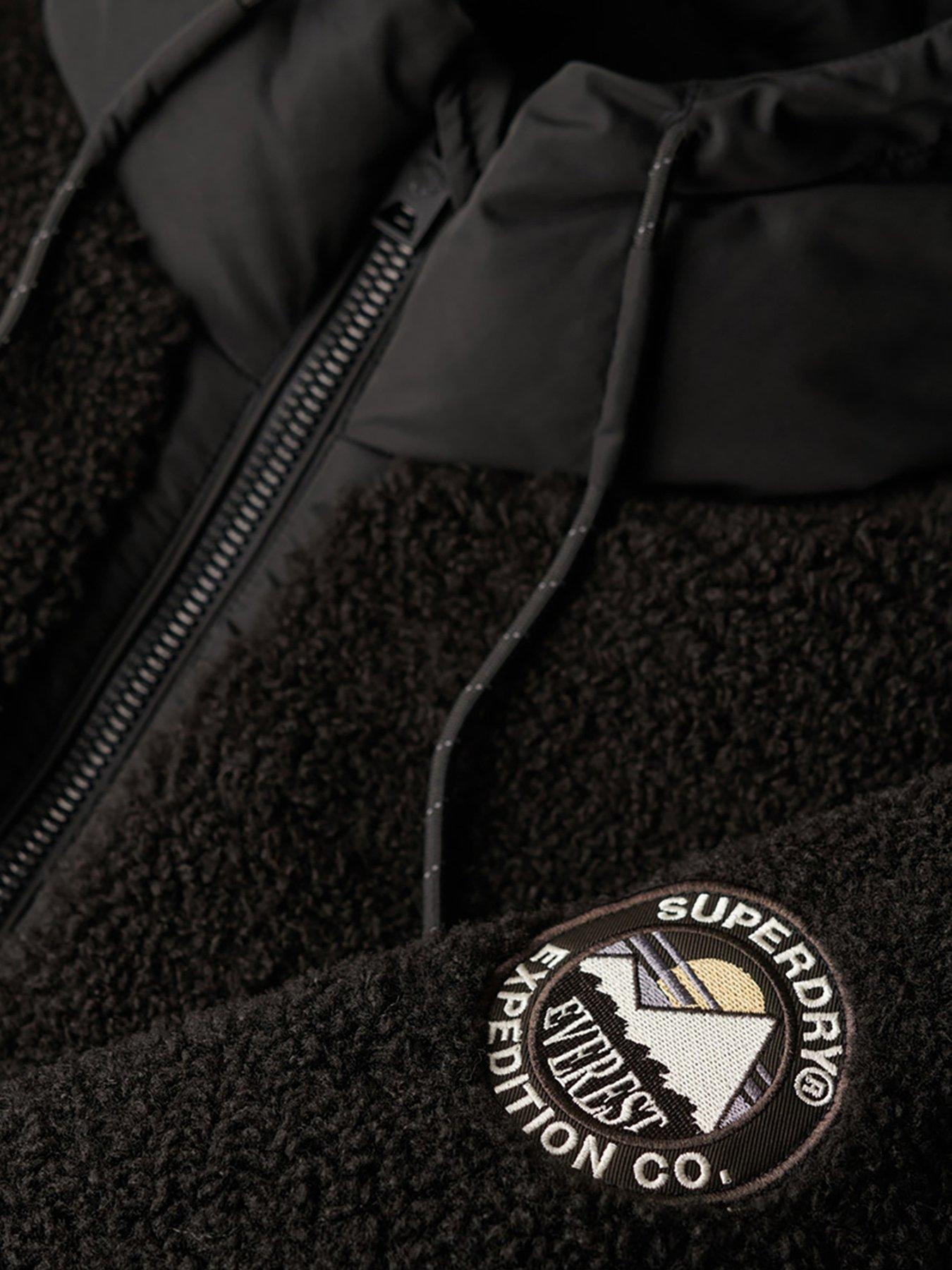 Image 3 of 5 of Superdry Everest Bomber Hybrid Jacket - Black