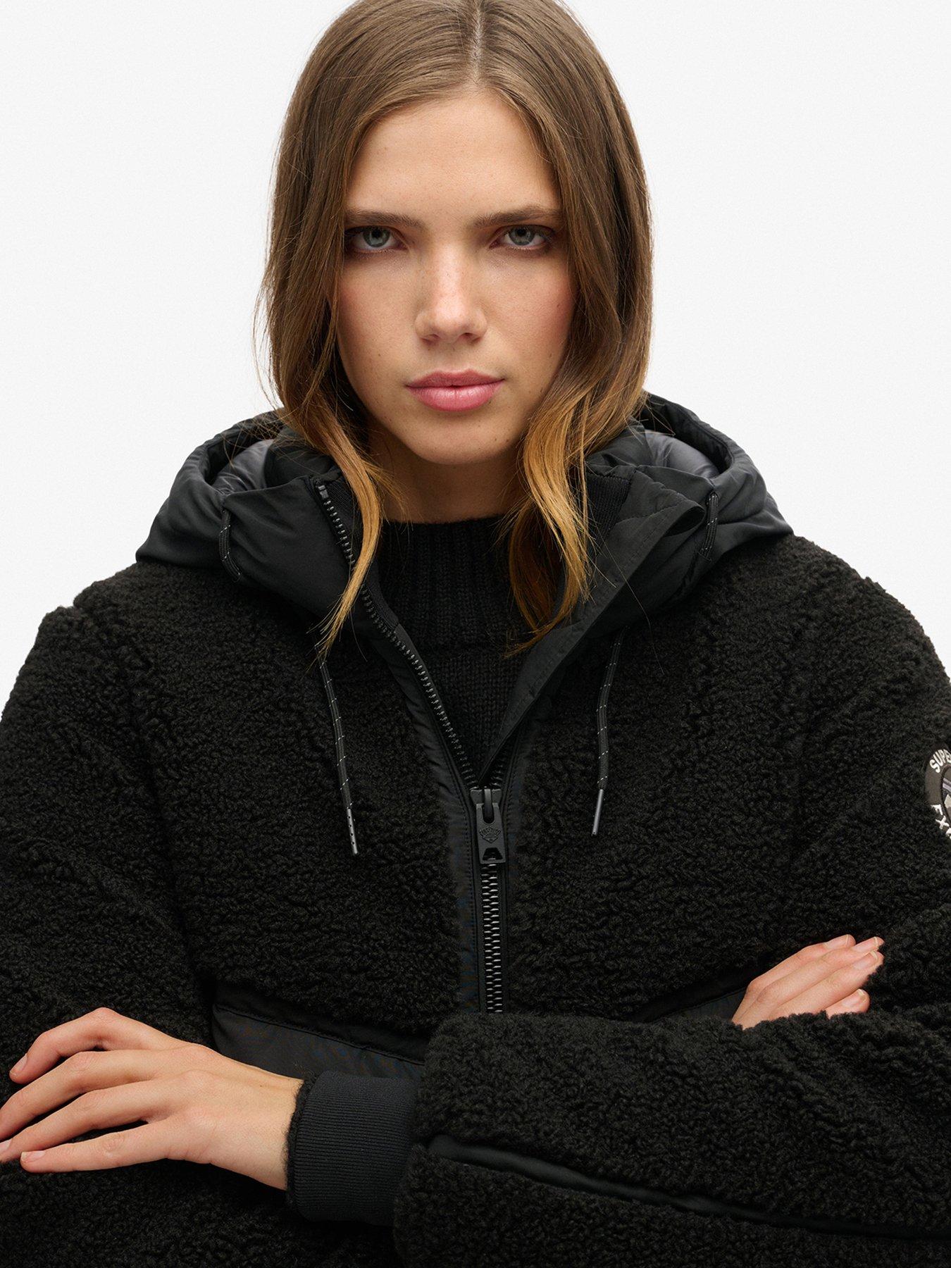 Image 4 of 5 of Superdry Everest Bomber Hybrid Jacket - Black