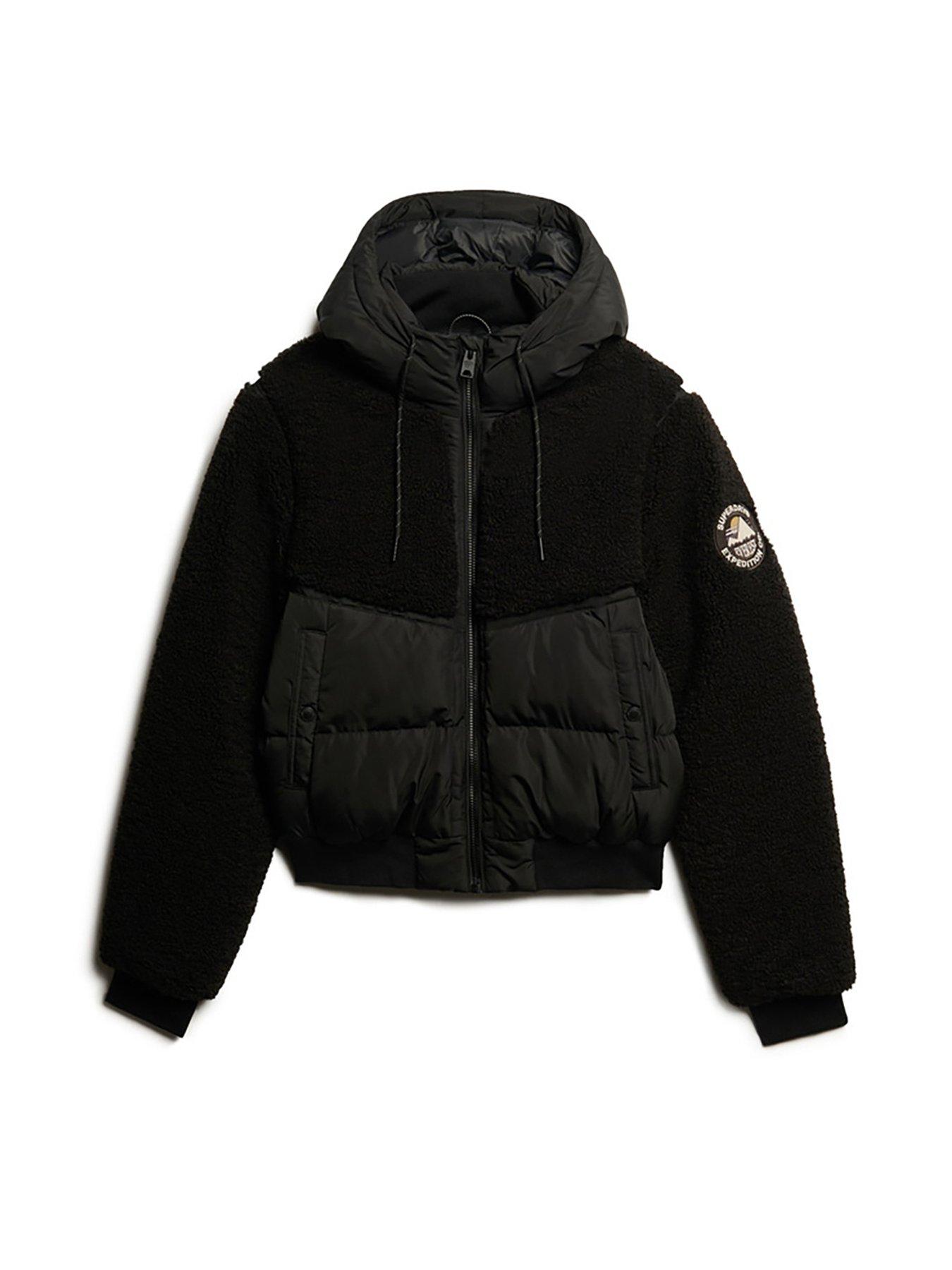 Image 5 of 5 of Superdry Everest Bomber Hybrid Jacket - Black