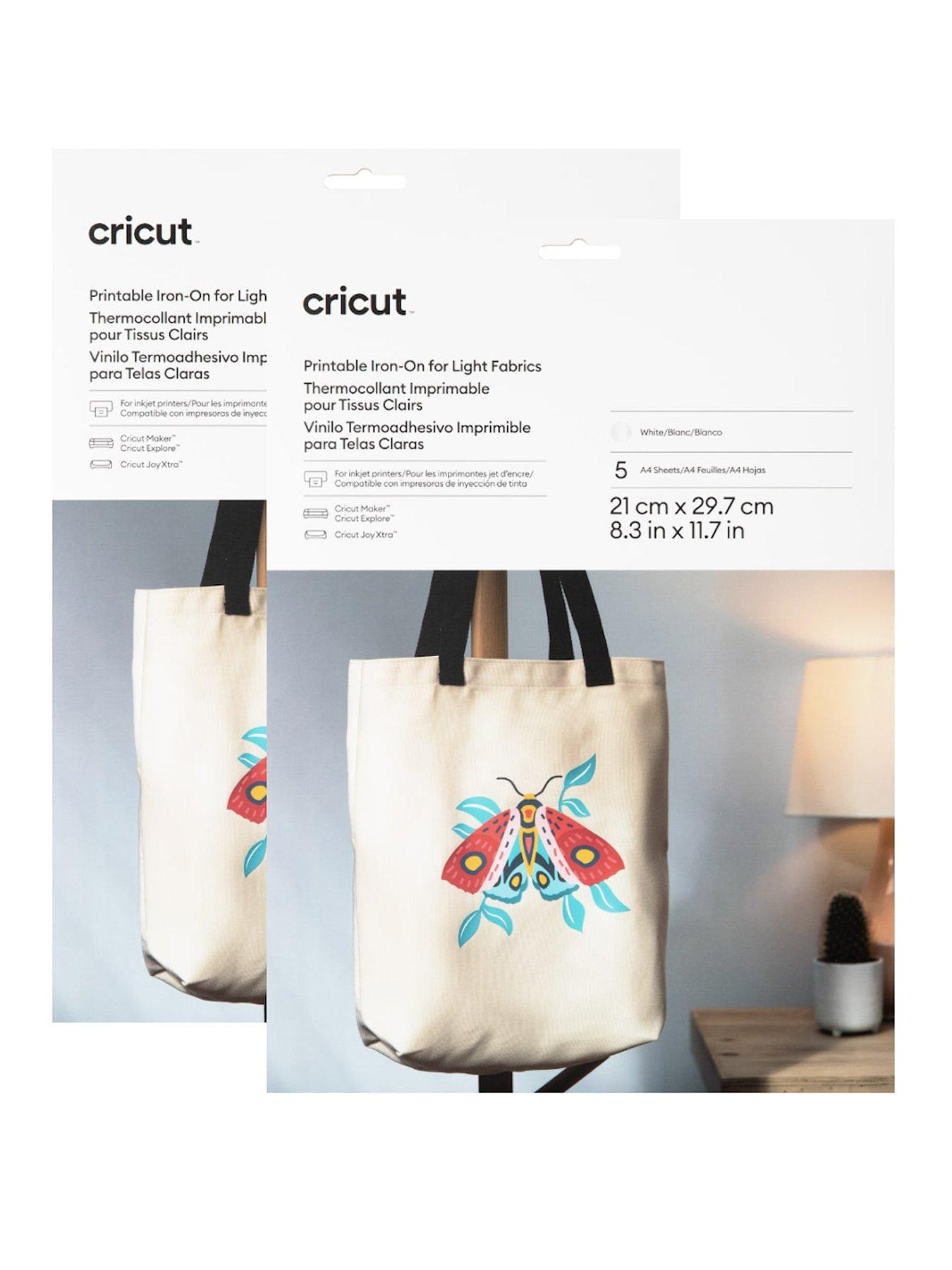 Cricut Printable Iron-On for Bright Fabric A4 10 Sheet Bundle | Very