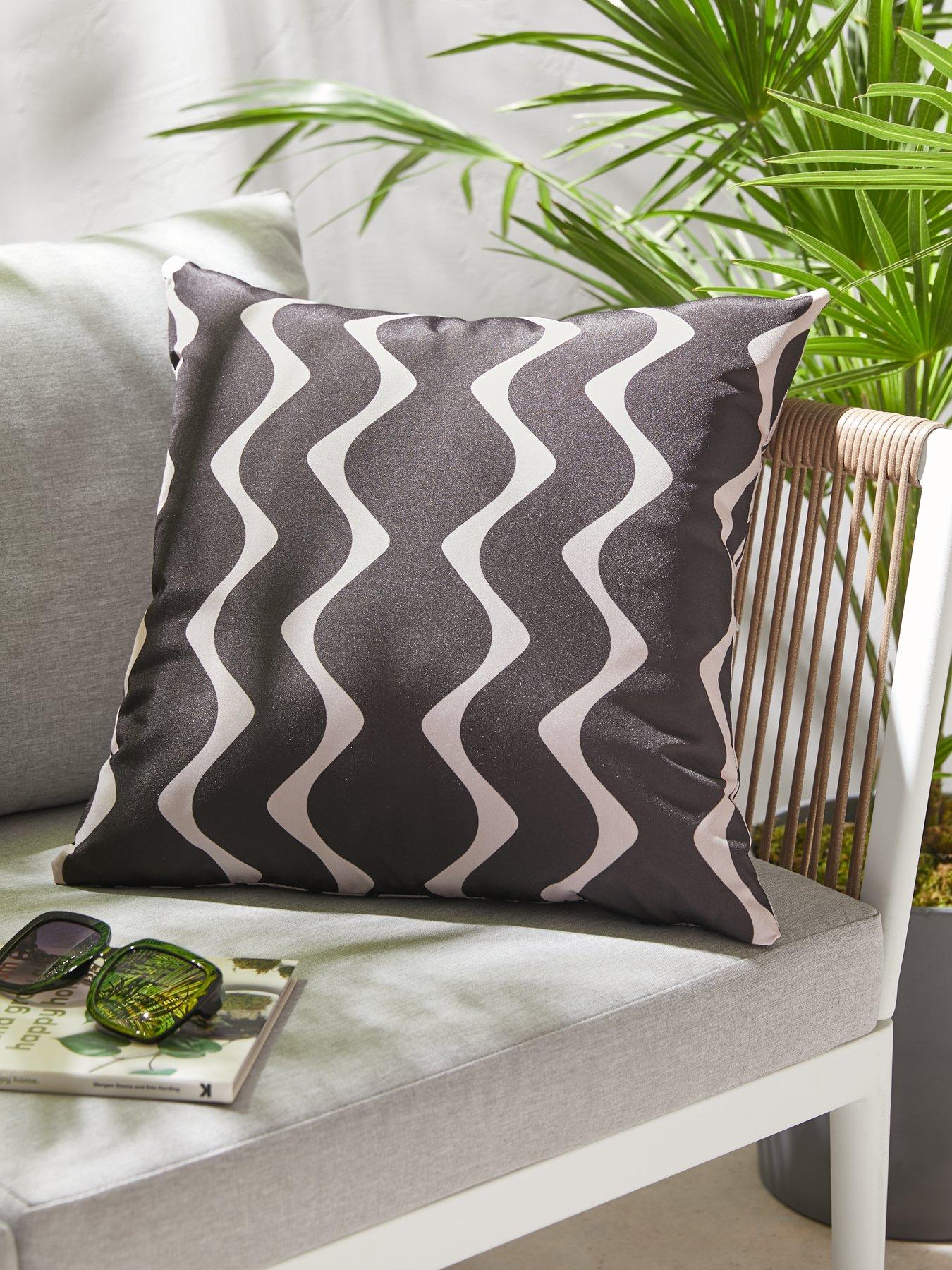 Very Home Zig Zag Reversible Indoor Outdoor Cushion Very