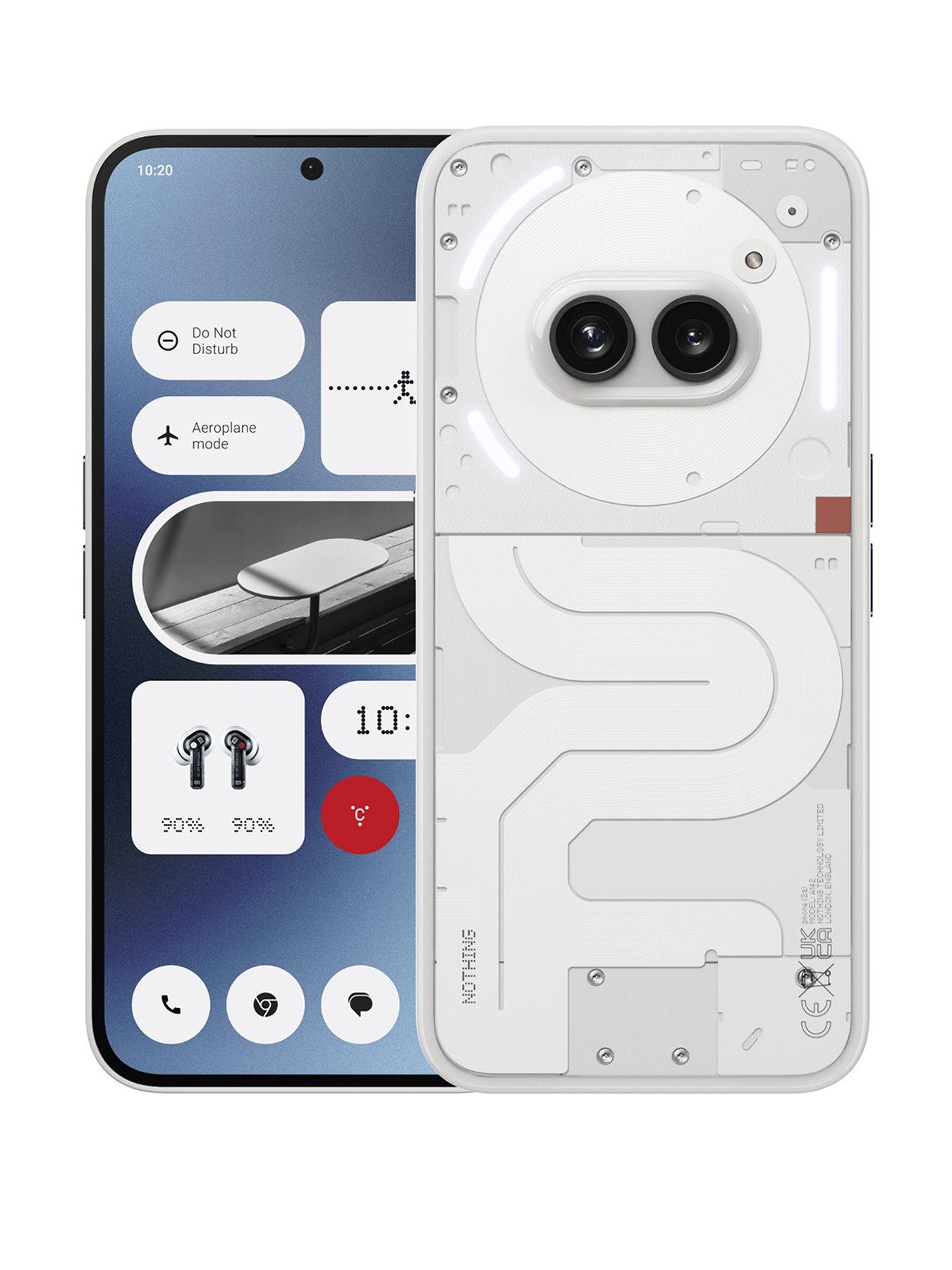 Nothing Phone 3a白12GB/256GB 新品フィルムとケース2個 Nothing Phone 3a 12/256GB White | Very