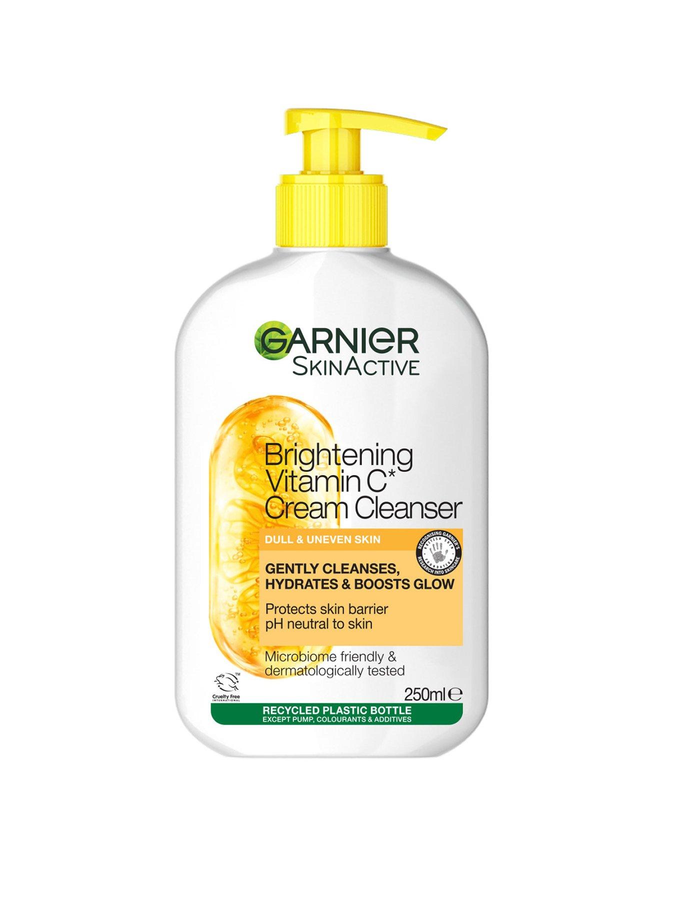Garnier Skin Active - Vitamin C Brightening Foam Cleanser - For Dull And Uneven Skin - Gently Cleanses, Hydrates And Boosts Glow