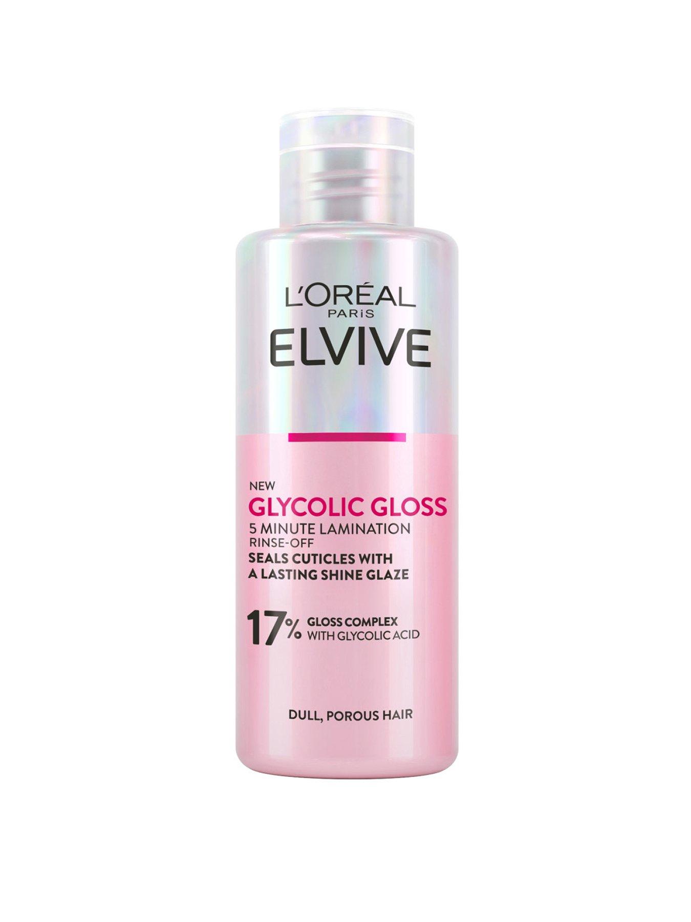 undefined Elvive Glycolic Gloss Rinse-Off Treatment for Dull Porous Hair, 150ml