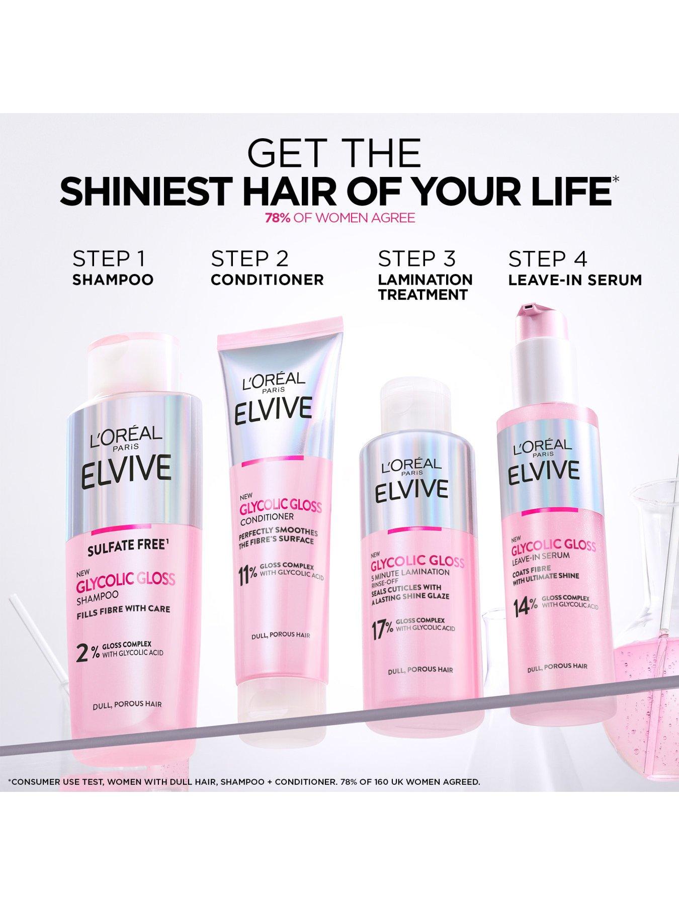 Image 2 of 8 of L'Oreal Paris L'Or&eacute;al Paris Elvive Glycolic Gloss Conditioner for Dull Porous Hair, 150ml