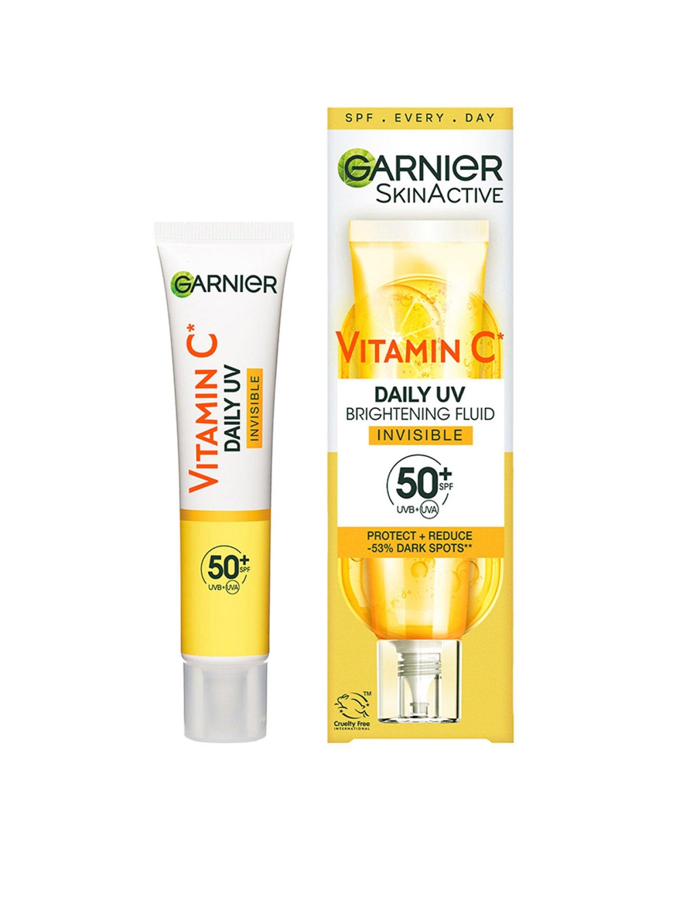 undefined Vitamin C Daily UV, Invisible Brightening Fluid, SPF50+, Prevents + Corrects Sun Damages, Face  &  Neck, For all skin types, Cruelty Free, Vegan, 50ml