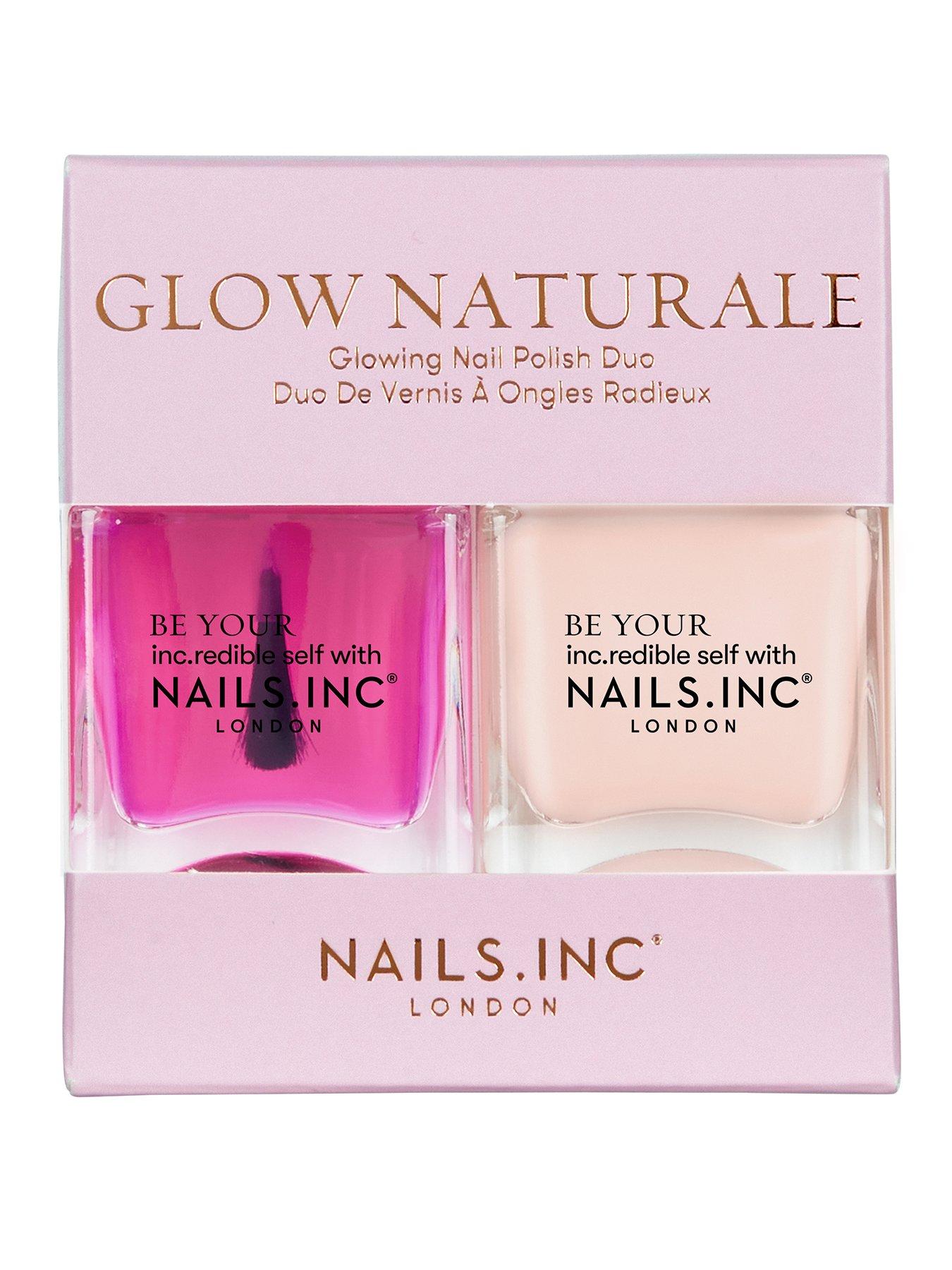 Image 1 of 6 of Nails Inc Glow Naturale Glowing Nail Polish Duo