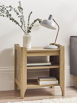 Product photograph of Julian Bowen Sydney Lamp Table With Removable Shelf from very.co.uk