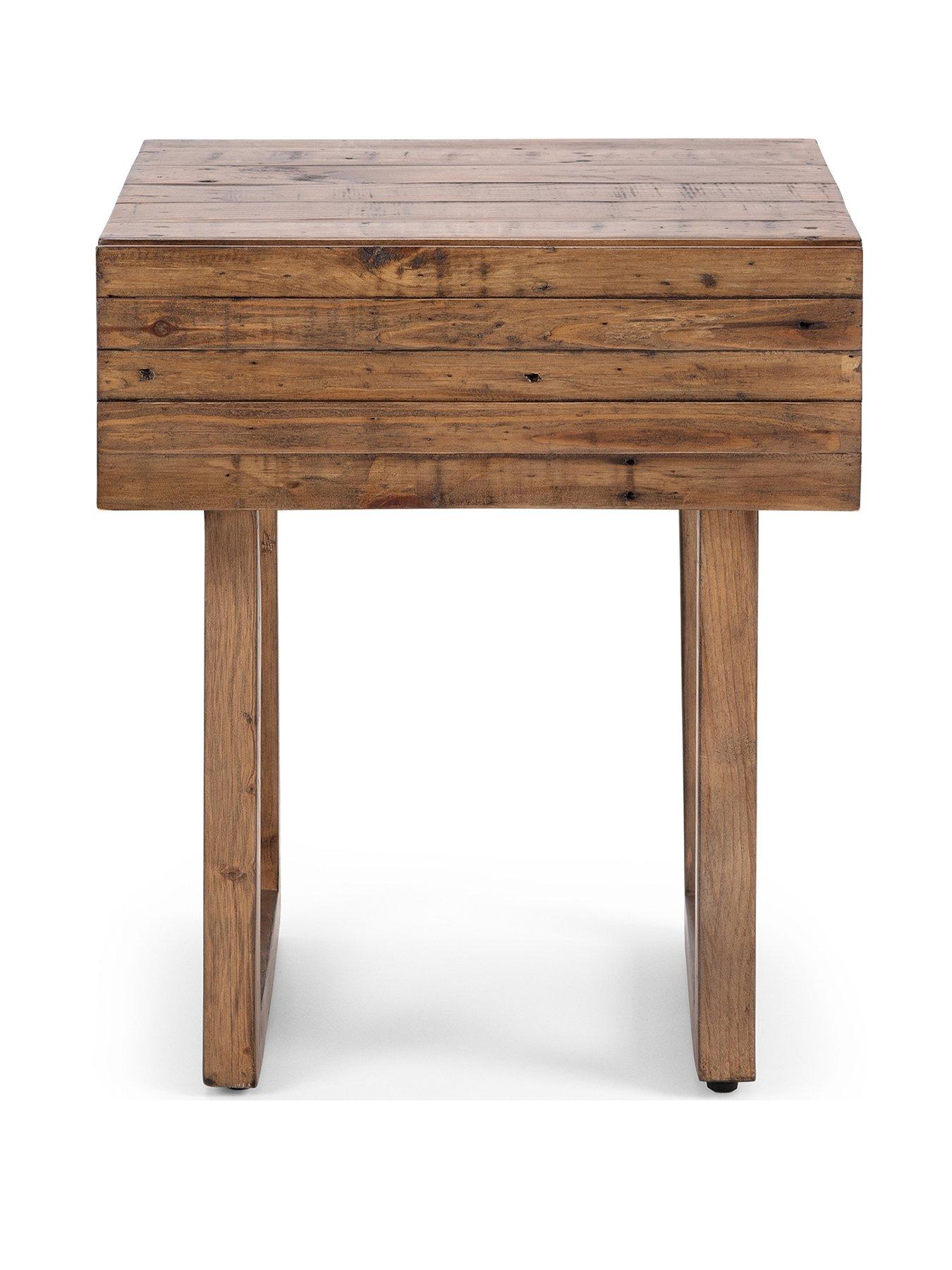 Image 2 of 6 of Julian Bowen Woburn 1 Drawer Lamp Table