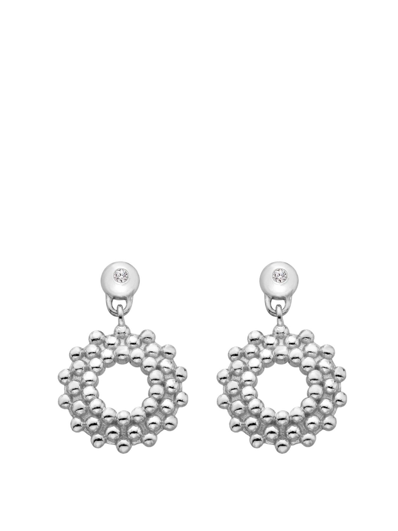 Product photograph of Hot Diamonds Blossom Earrings from very.co.uk