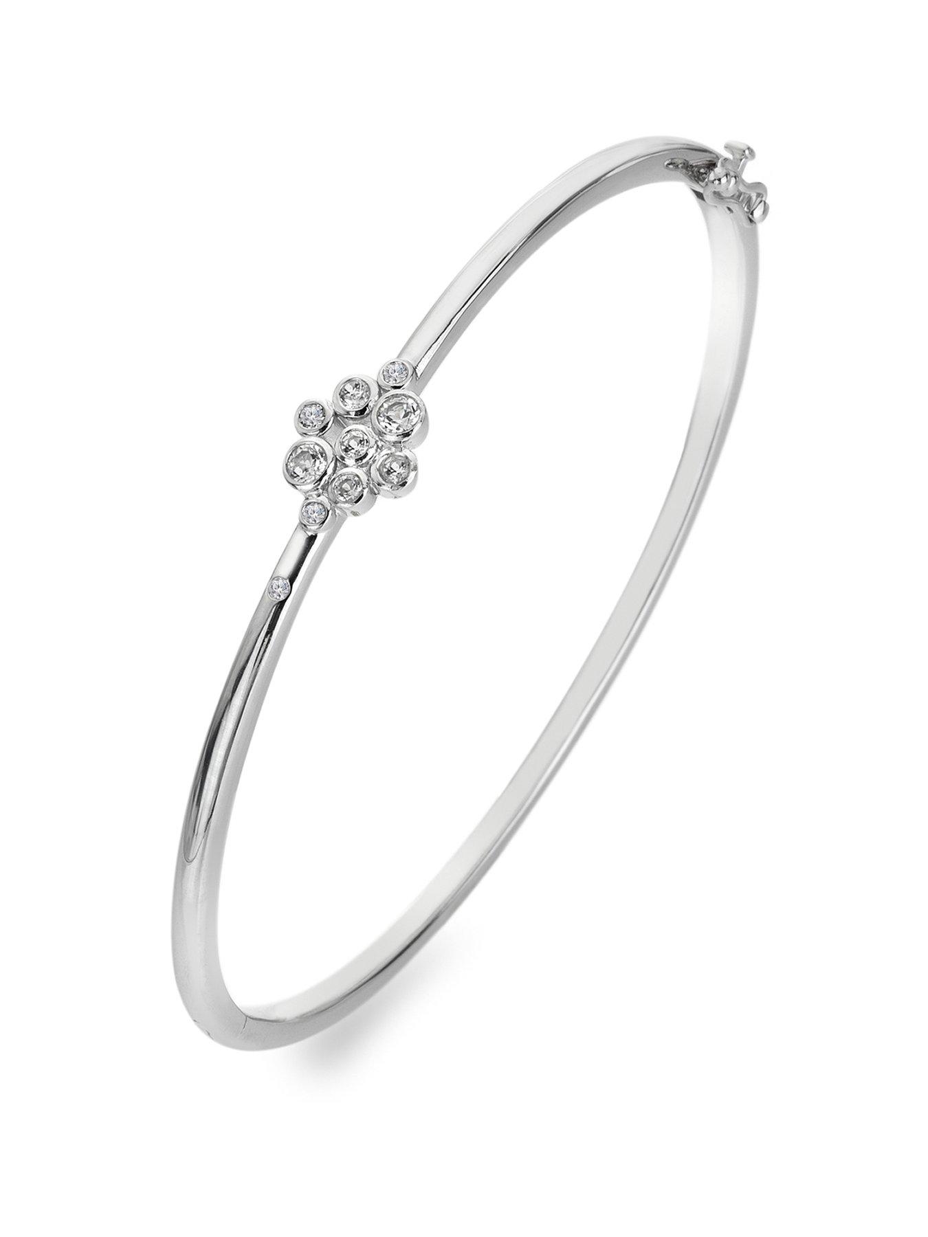 Product photograph of Hot Diamonds Tender Bangle from very.co.uk