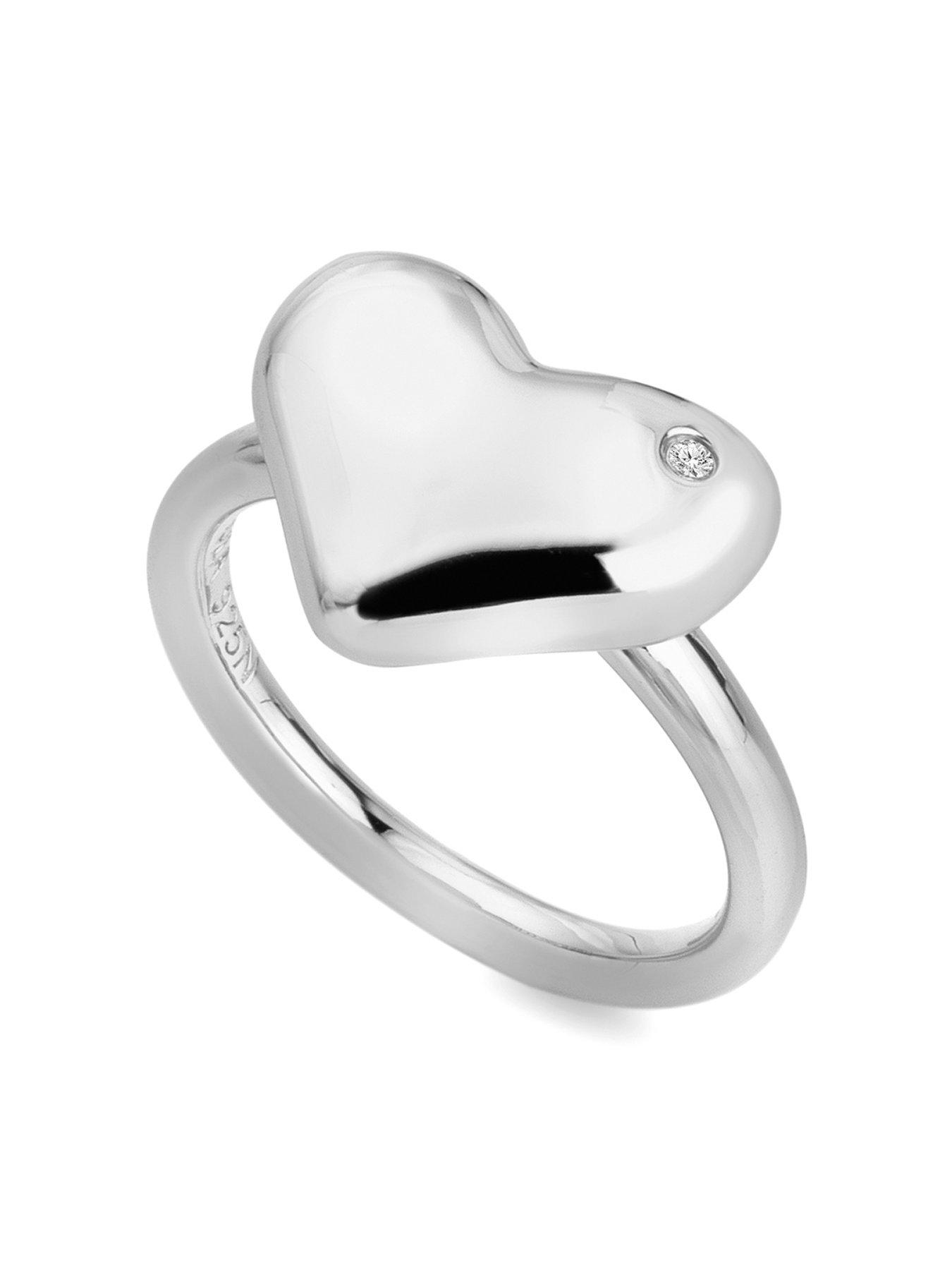 Product photograph of Hot Diamonds Desire Statement Ring from very.co.uk