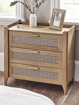 Product photograph of Julian Bowen Sydney 3 Drawer Chest from very.co.uk