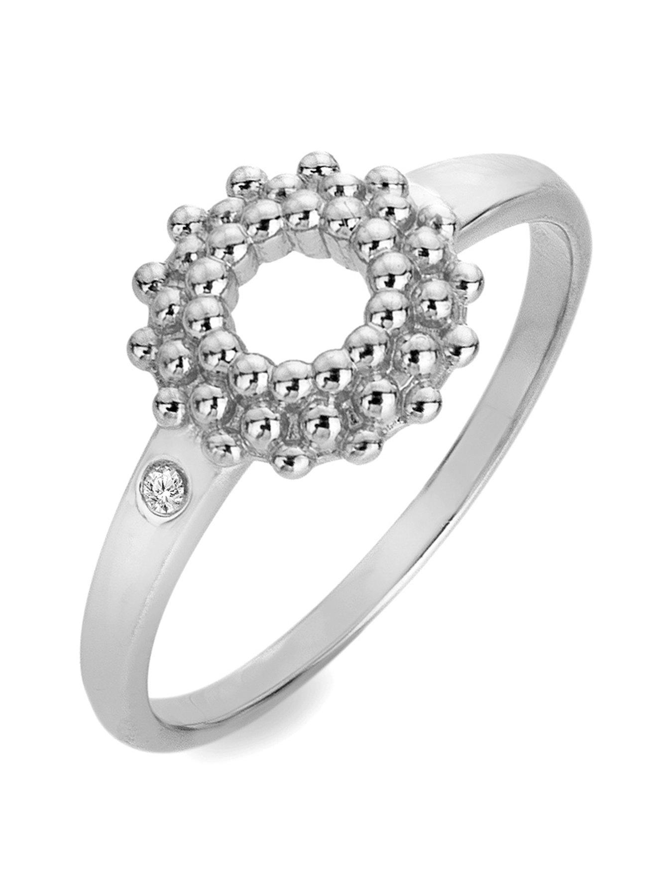 Product photograph of Hot Diamonds Blossom Ring from very.co.uk