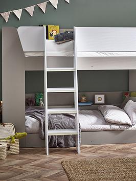 Product photograph of Julian Bowen Parsec Bunk Bed - Taupe White from very.co.uk
