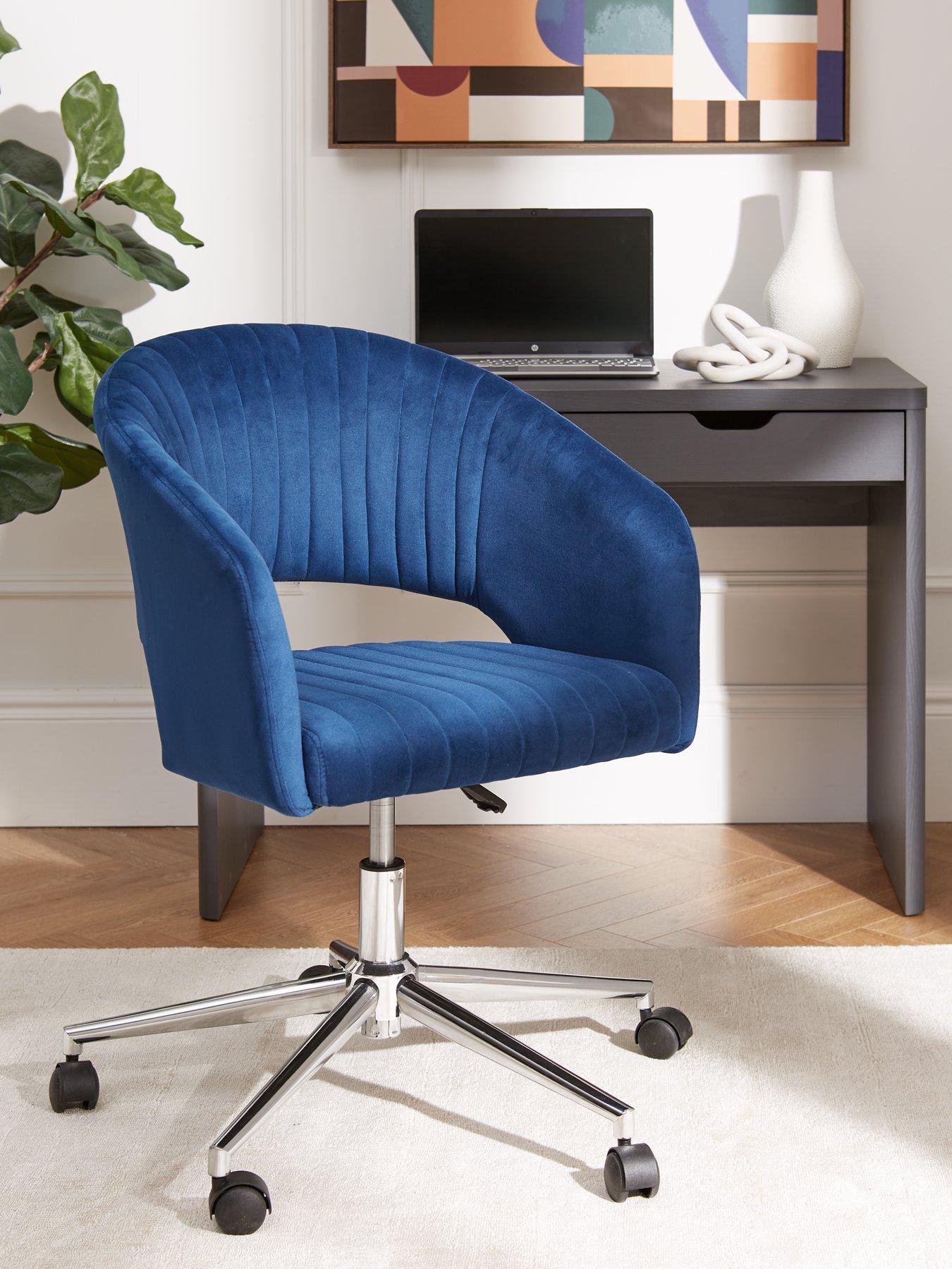 Product photograph of Very Home Solar Office Chair - Blue - Fsc Certified from very.co.uk