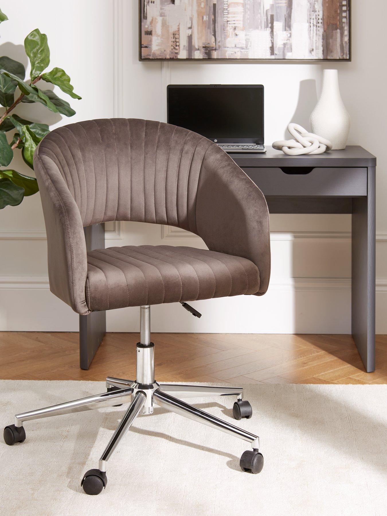 Product photograph of Very Home Solar Office Chair - Charcoal - Fsc Reg Certified from very.co.uk