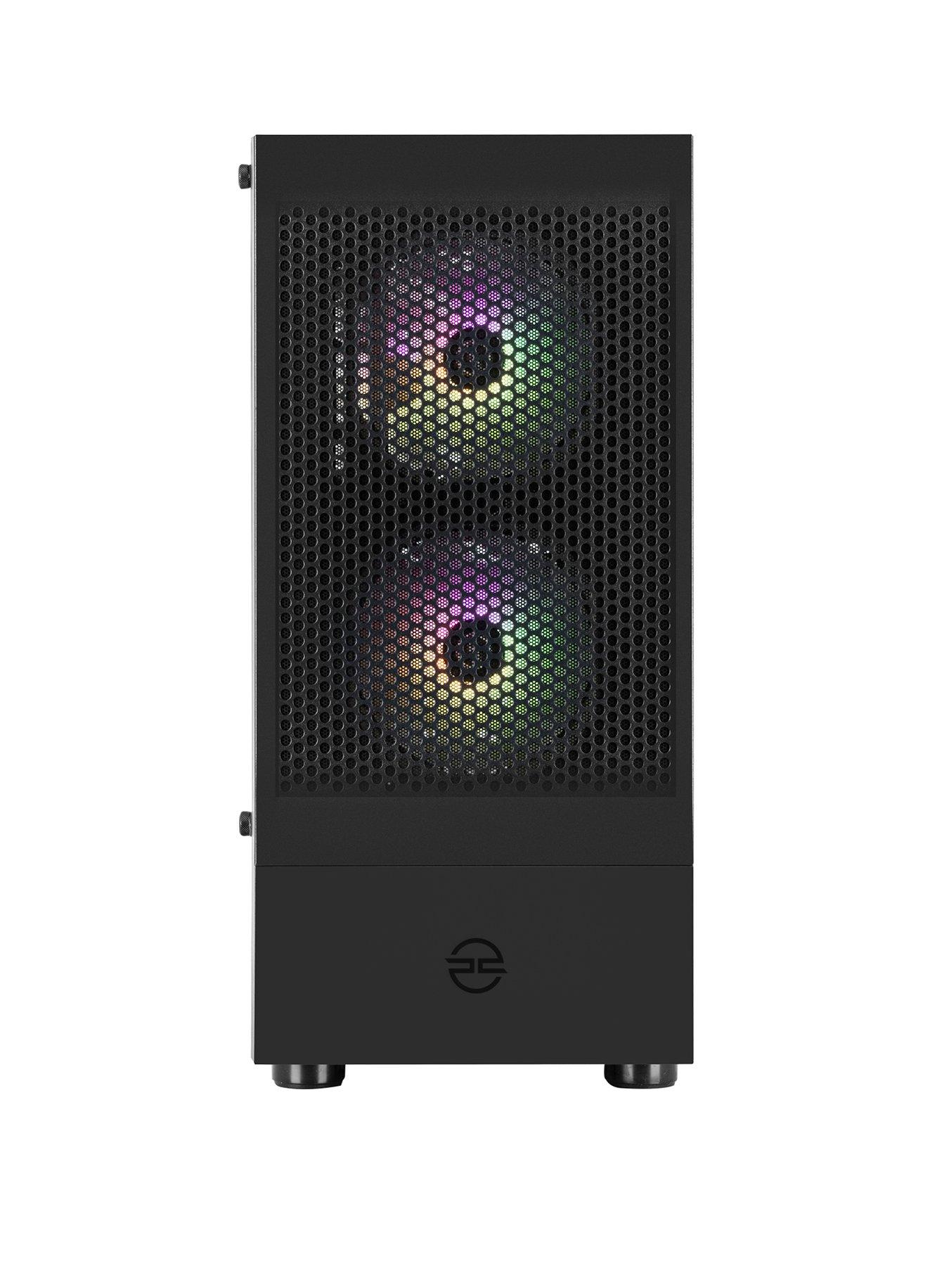 Image 3 of 6 of PCSpecialist Fusion 100 Gaming Desktop, 24-inch FHD&nbsp;Monitor, Keyboard &amp; Mouse Bundle - AMD Ryzen 5, 16GB RAM, 1TB SSD