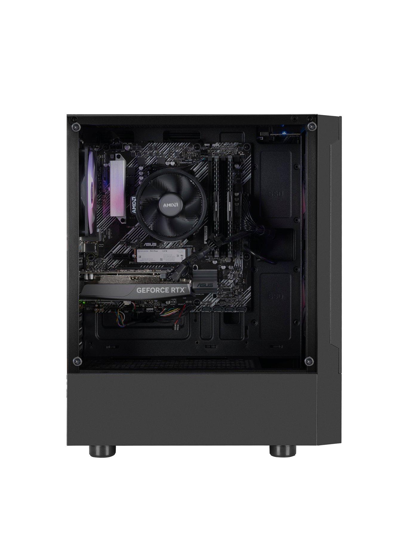 Image 2 of 6 of PCSpecialist Fusion 200 Gaming Desktop - NVIDIA GEFORCE RTX 4060, AMD Ryzen 5, 16GB RAM, 1TB SSD