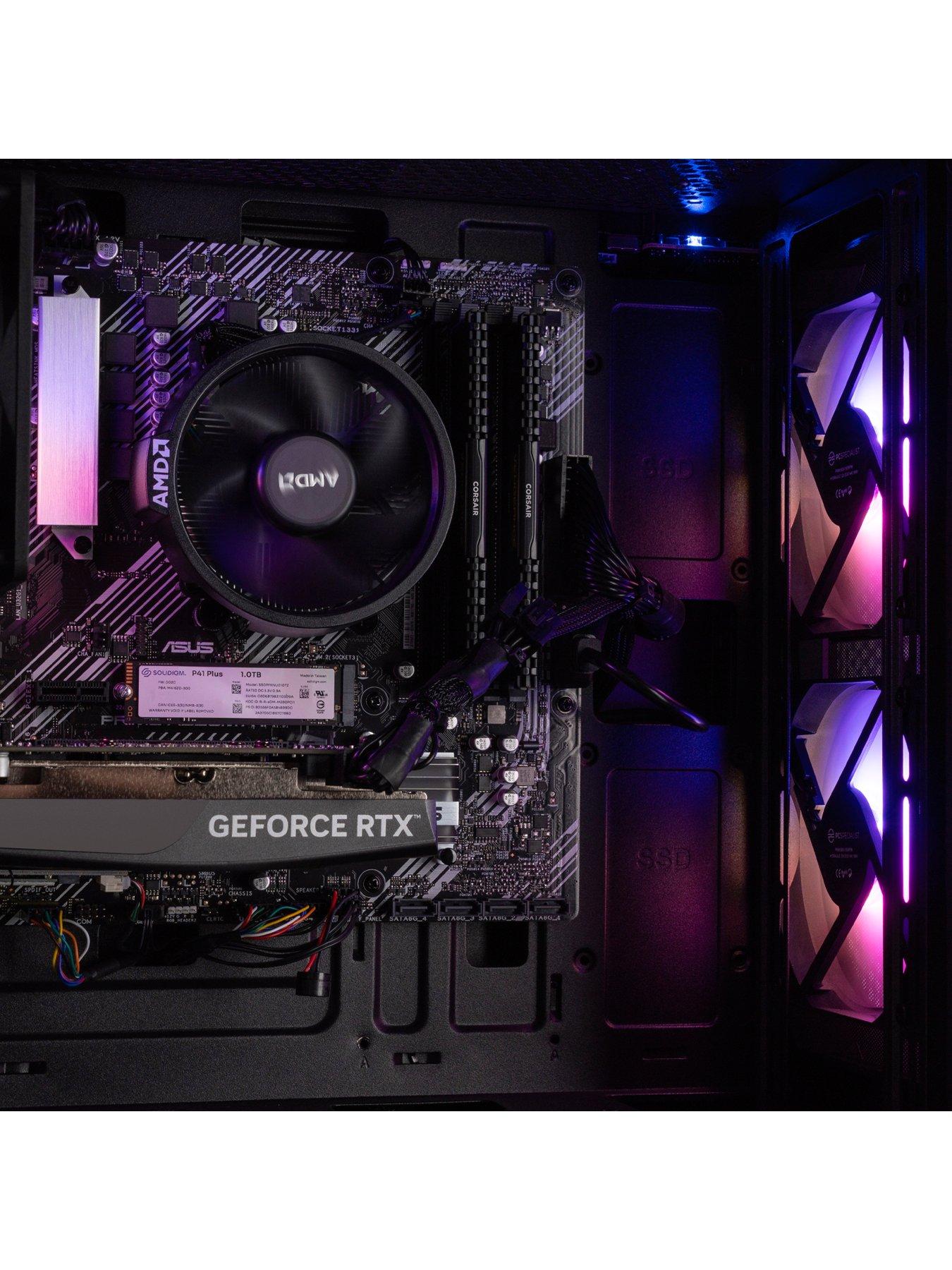 Image 4 of 6 of PCSpecialist Fusion 200 Gaming Desktop - NVIDIA GEFORCE RTX 4060, AMD Ryzen 5, 16GB RAM, 1TB SSD