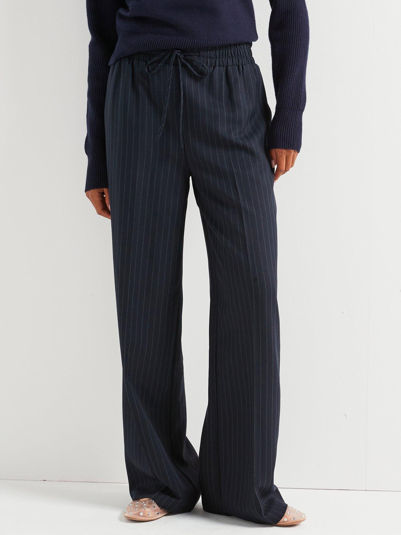 Pinstripe yoga pants best sale