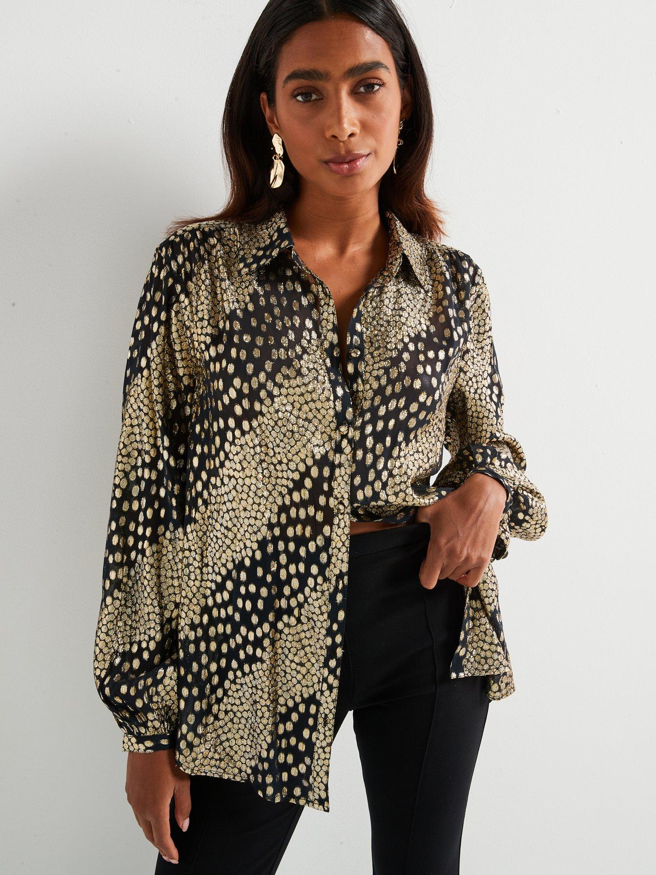 green emerald velvet dress Final Sale Mariat Metallic Shirred Sleeve Top in Black, Gold and Silve   Aurora Lynn Boutique