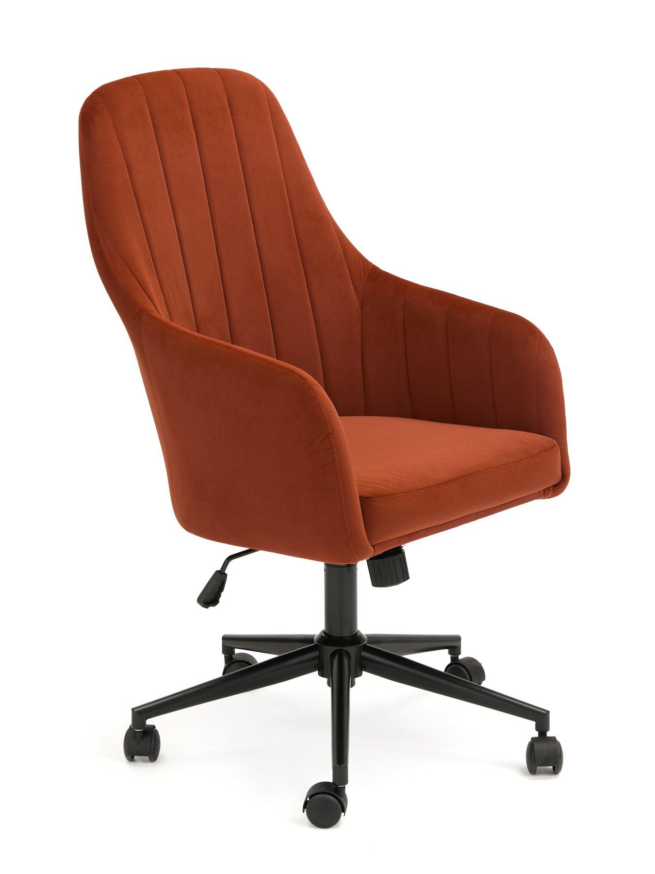 Rust color office chair hotsell